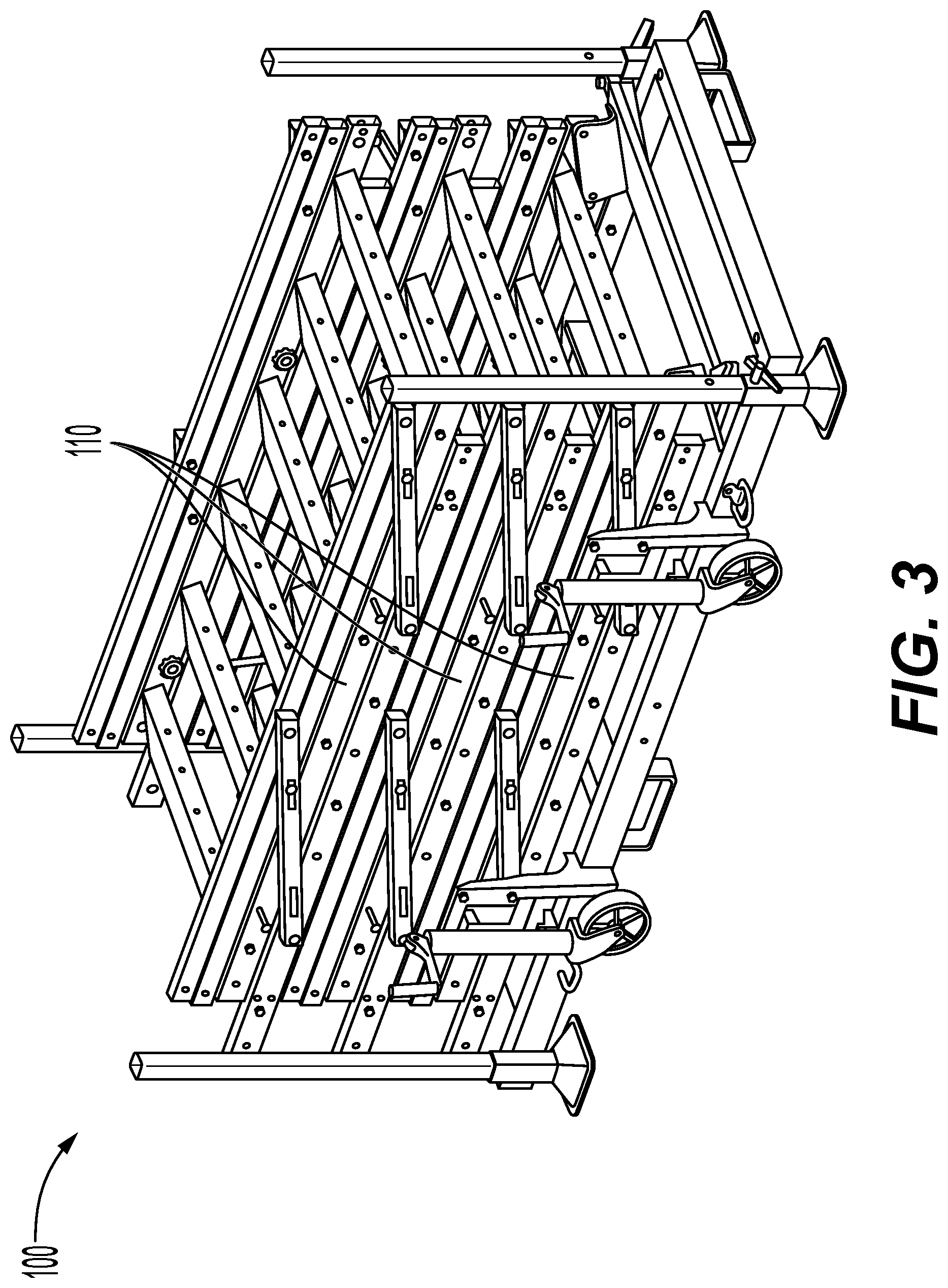 Patent US12312863 Figure 3 – Method of assembling a modular ladder system