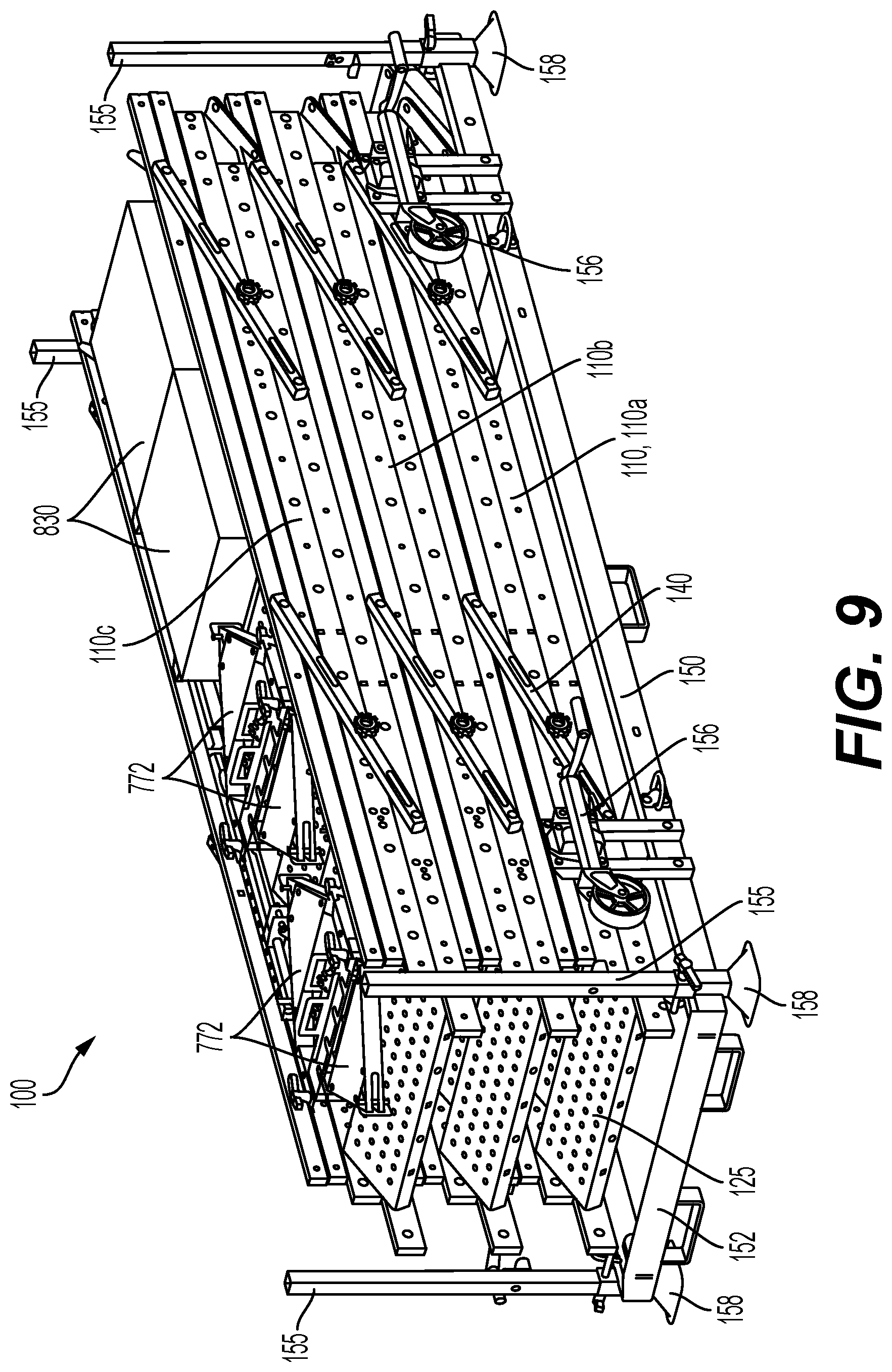 Patent US12312863 Figure 9 – Method of assembling a modular ladder system