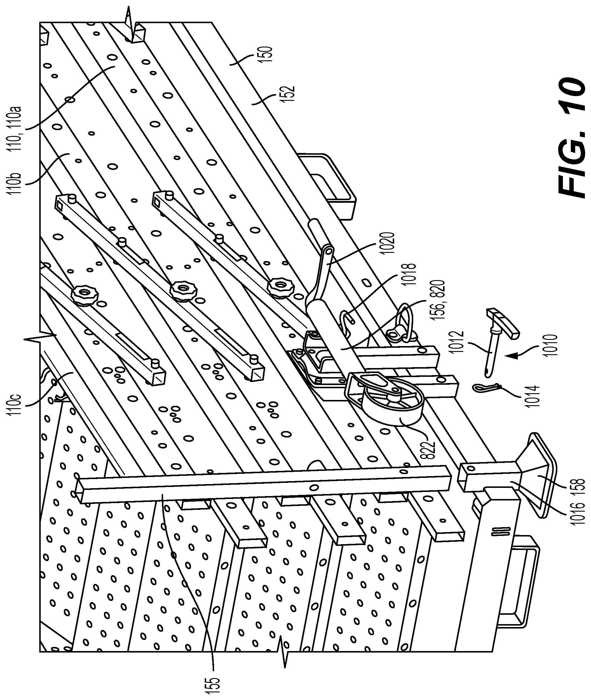 Patent US12312863 Figure 10 – Method of assembling a modular ladder system