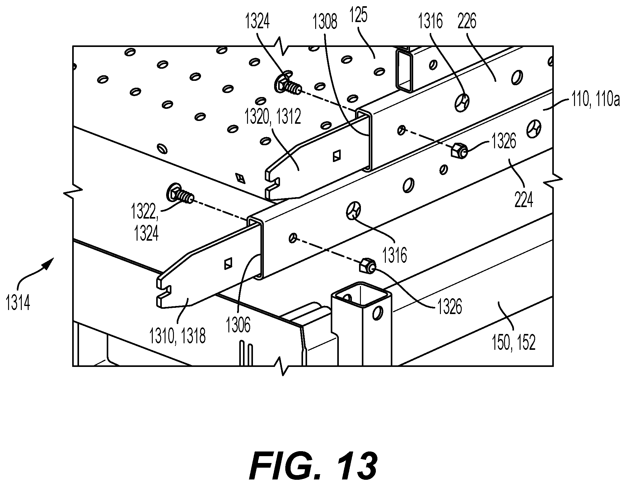Patent US12312863 Figure 13 – Method of assembling a modular ladder system