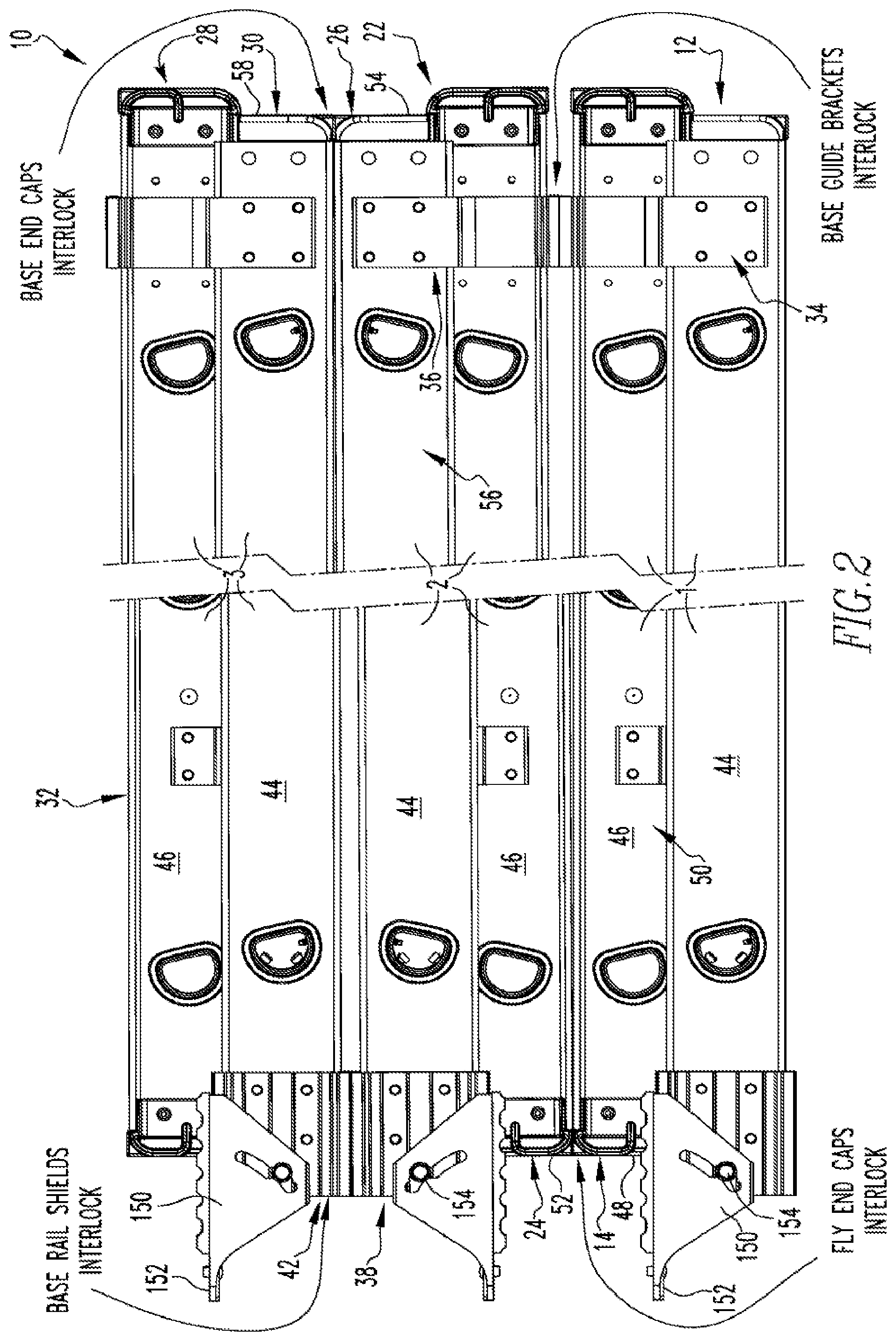 Patent US12312865 Figure 2 – Interlocking ladders and components thereof