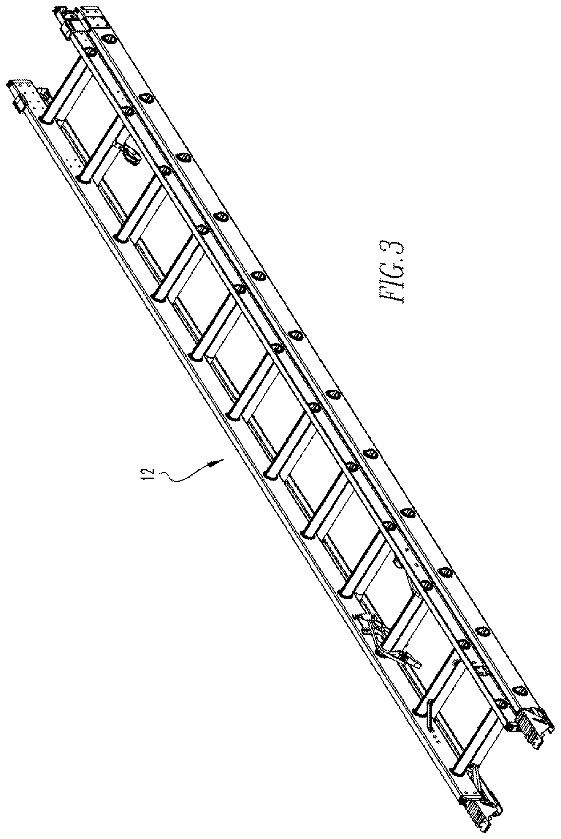 Patent US12312865 Figure 3 – Interlocking ladders and components thereof