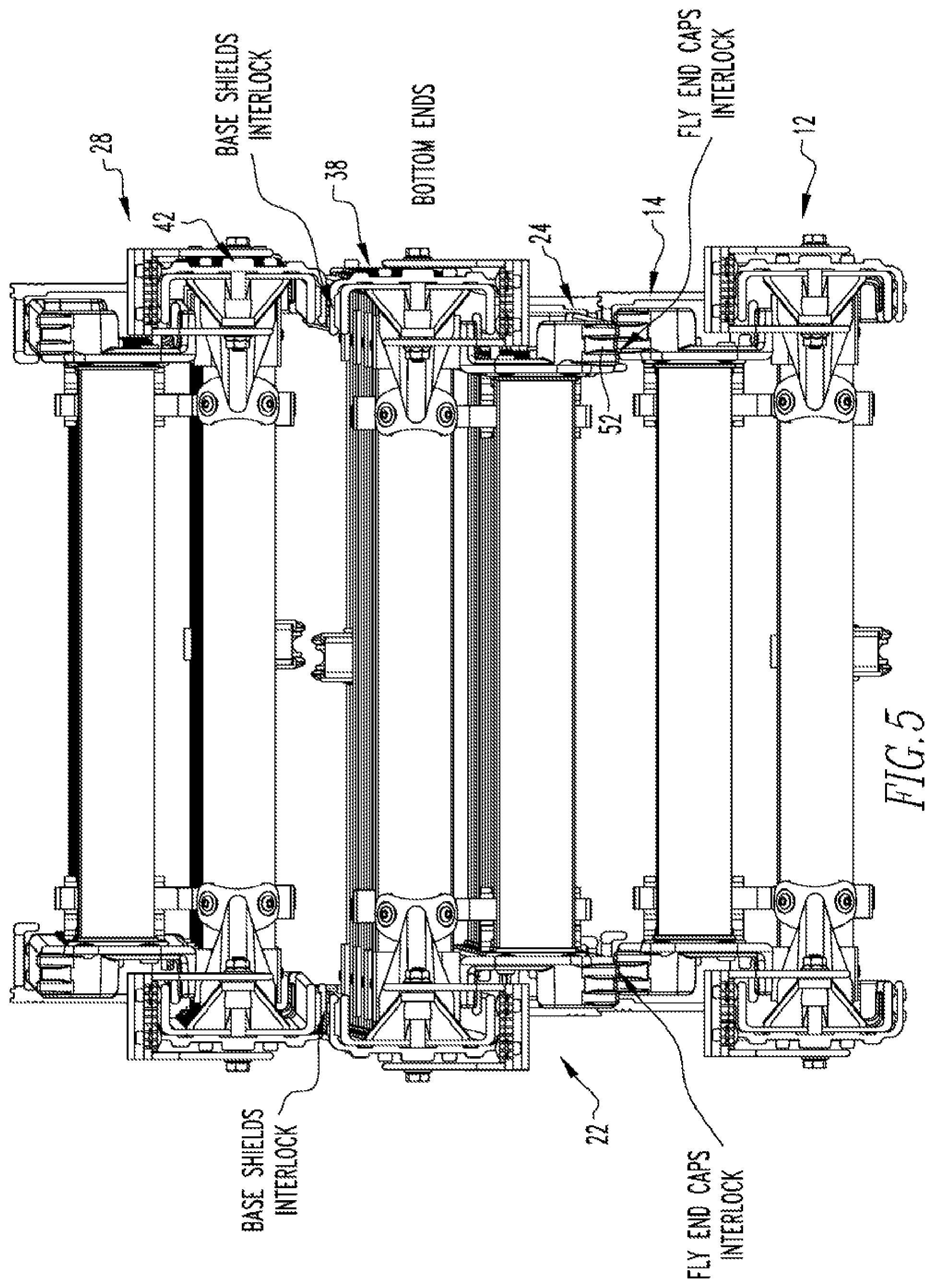 Patent US12312865 Figure 5 – Interlocking ladders and components thereof