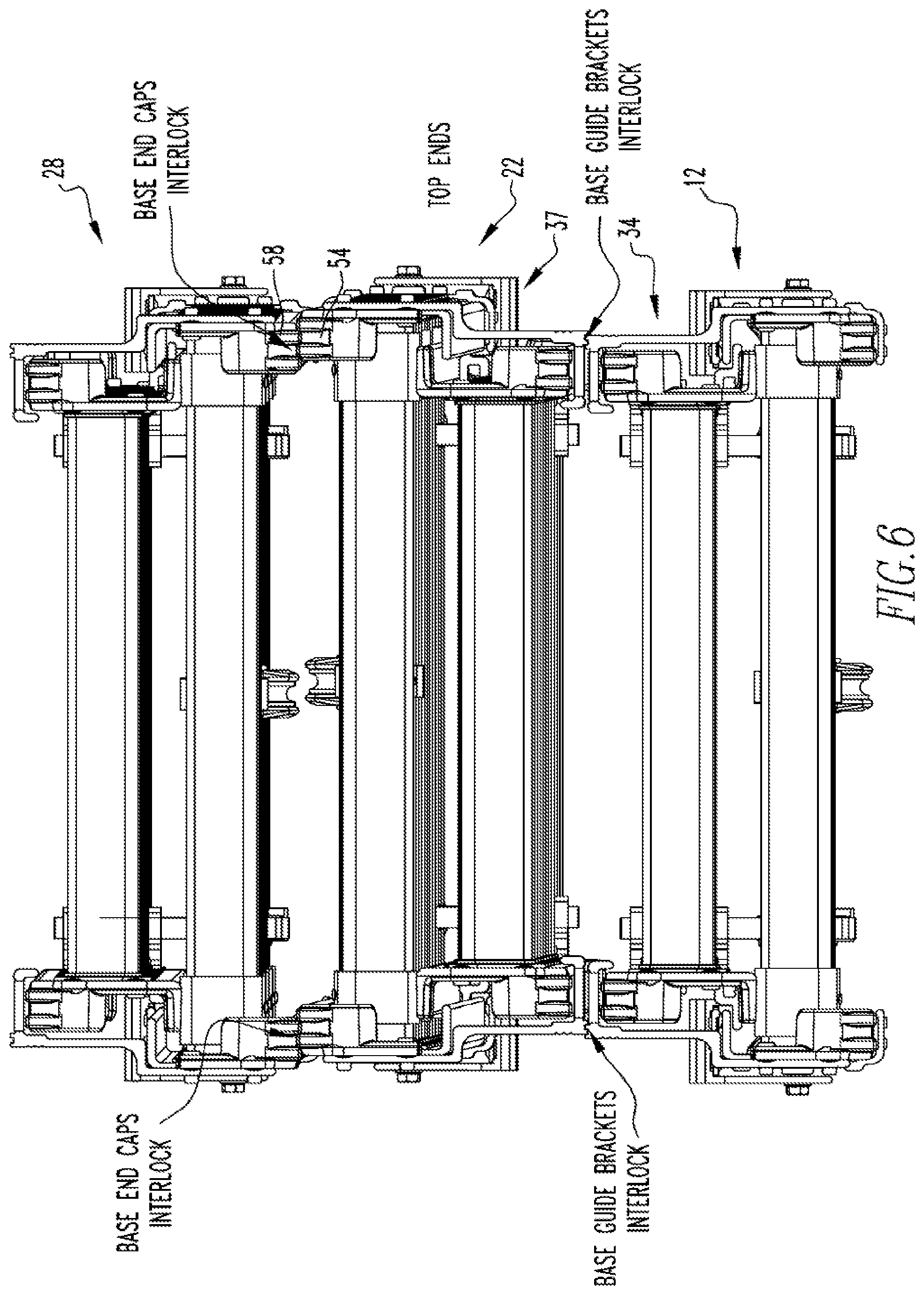 Patent US12312865 Figure 6 – Interlocking ladders and components thereof