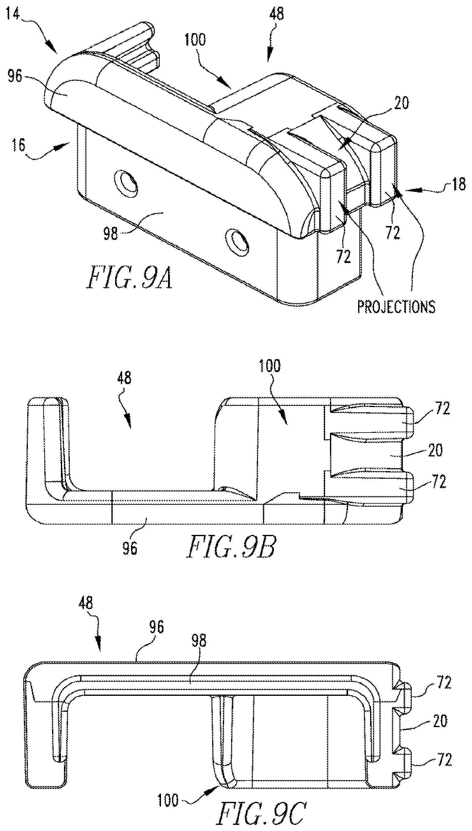 Patent US12312865 Figure 9 – Interlocking ladders and components thereof