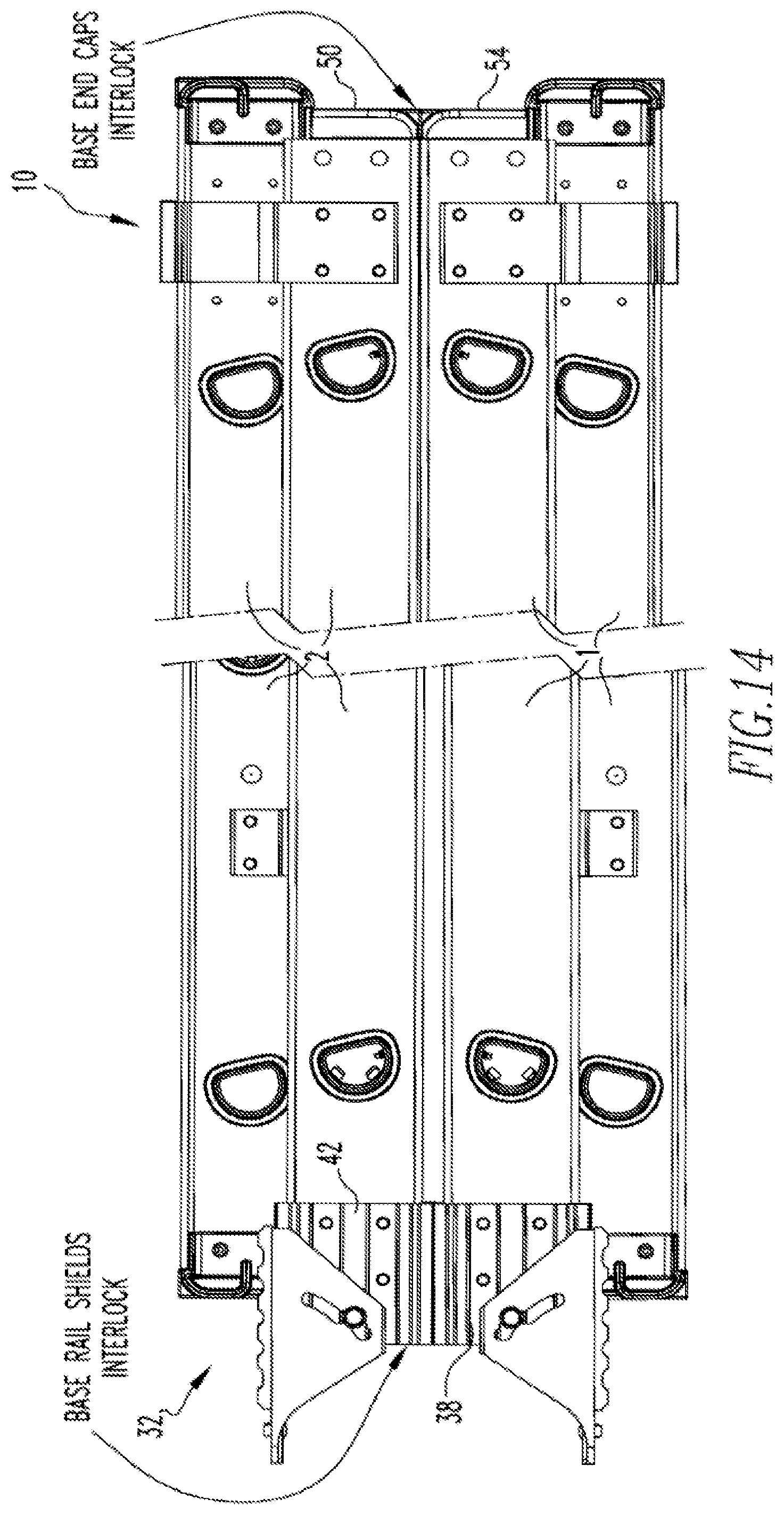 Patent US12312865 Figure 14 – Interlocking ladders and components thereof