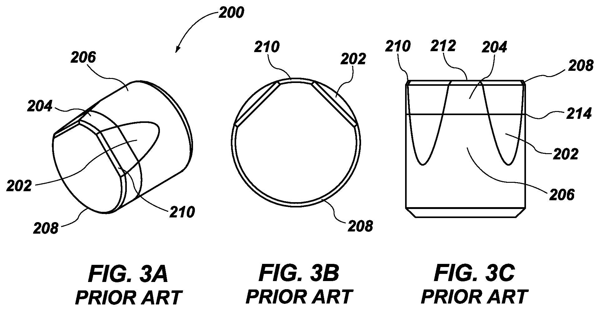 Patent US12312867 Figure 3 – Cutting element with improved mechanical efficiency