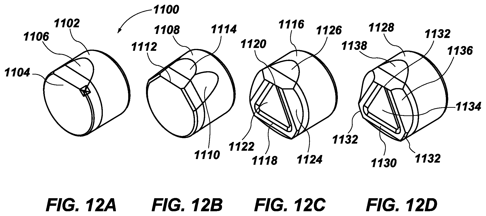Patent US12312867 Figure 12 – Cutting element with improved mechanical efficiency