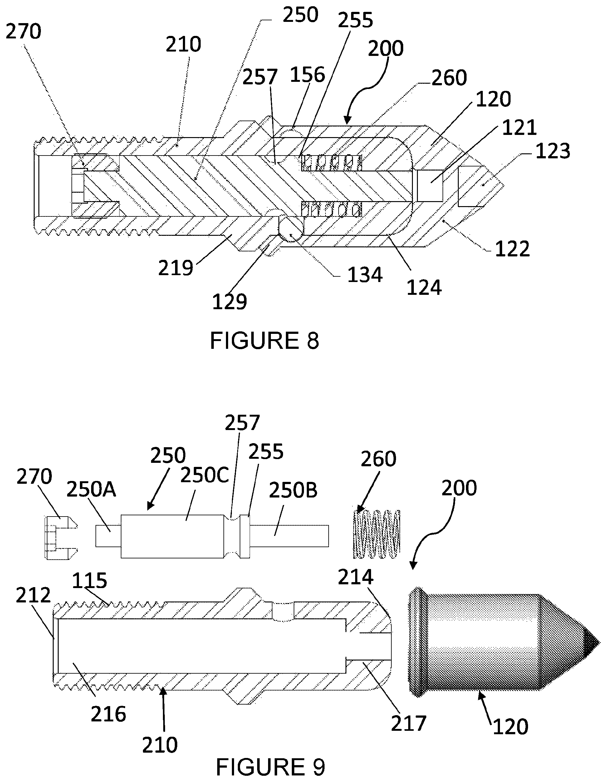 Patent US12312868 Figure 4 – Drill bit for boring earth and other hard materials