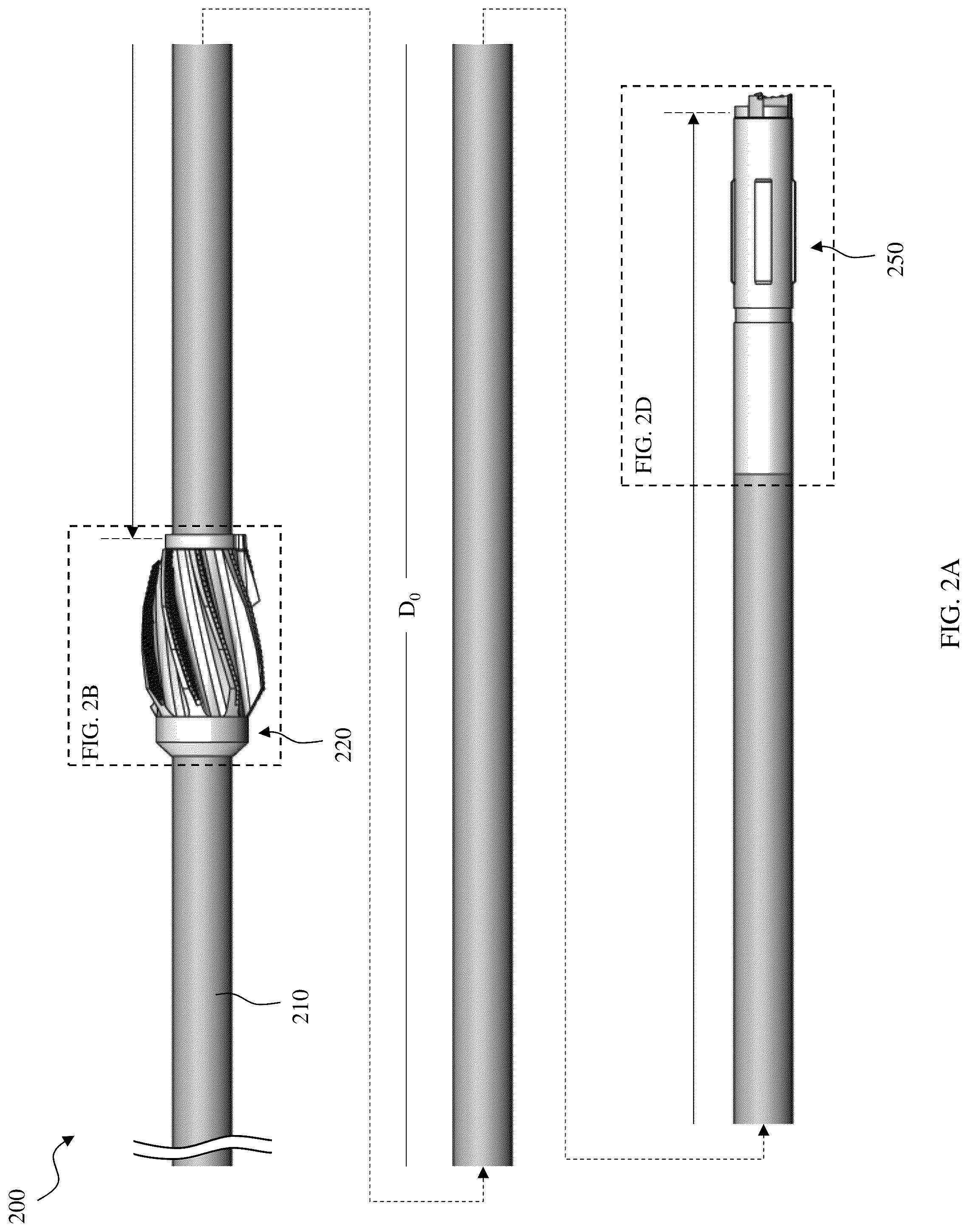 Patent US12312869 Figure 2 – Two-part drilling and running tool