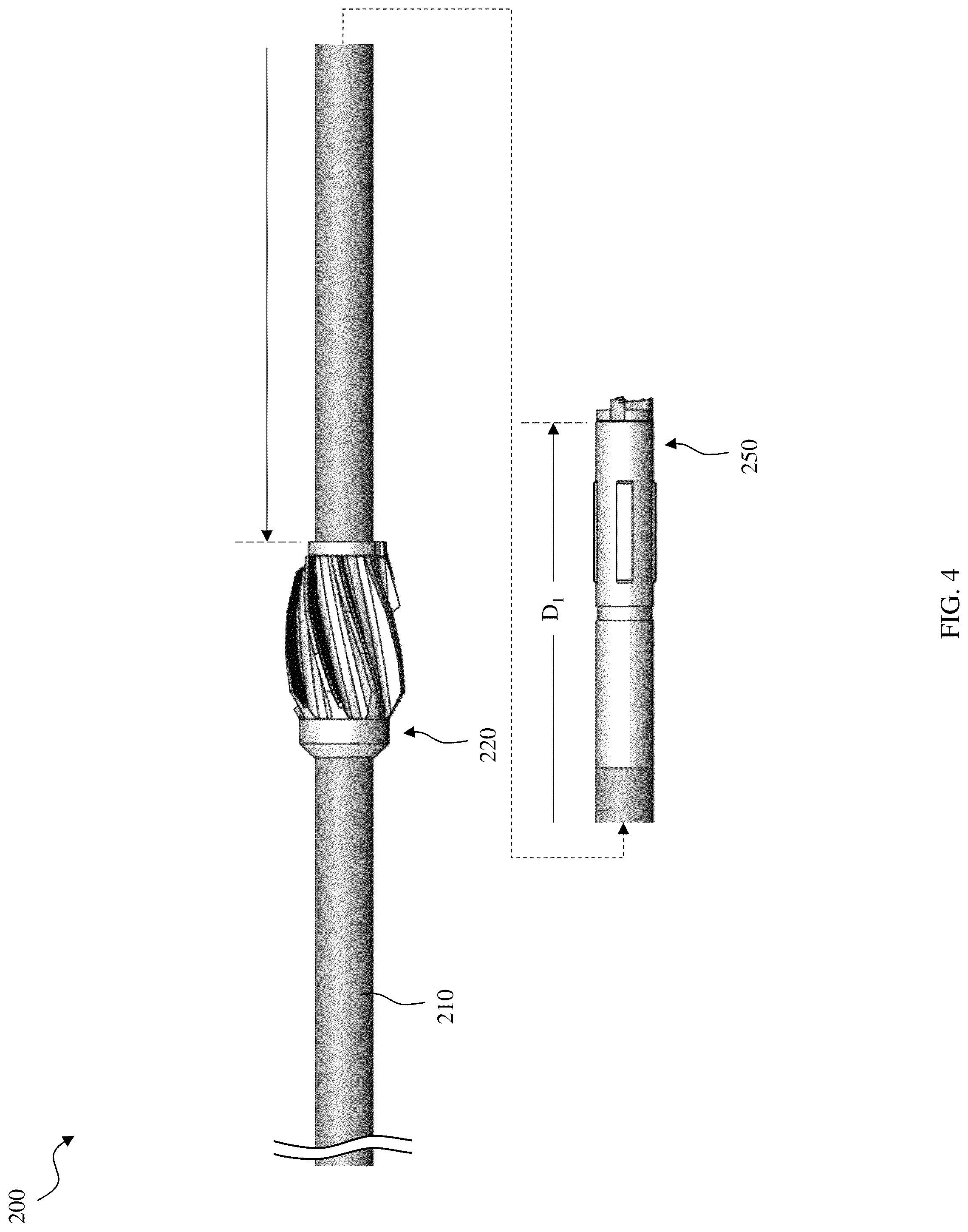 Patent US12312869 Figure 7 – Two-part drilling and running tool