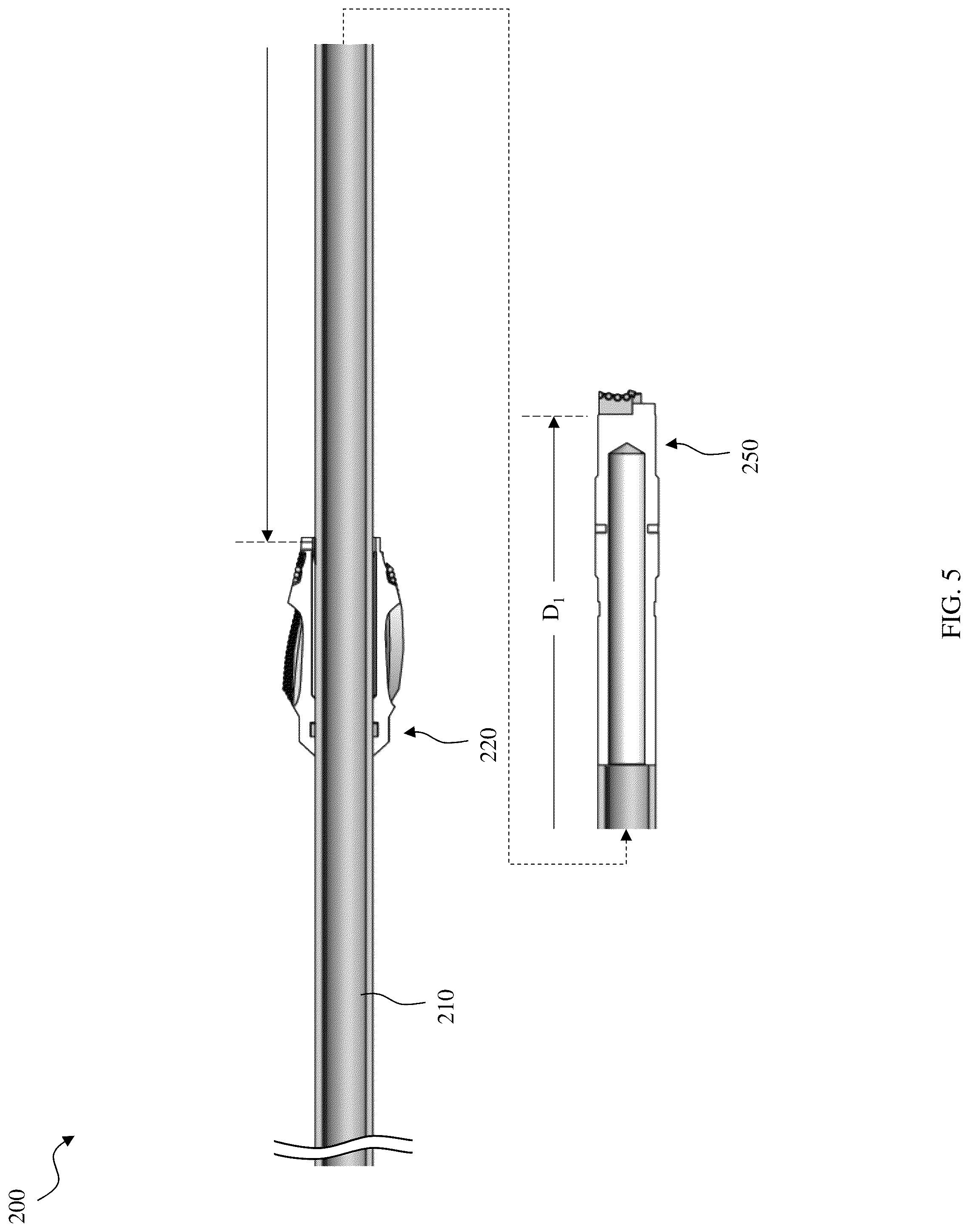 Patent US12312869 Figure 8 – Two-part drilling and running tool
