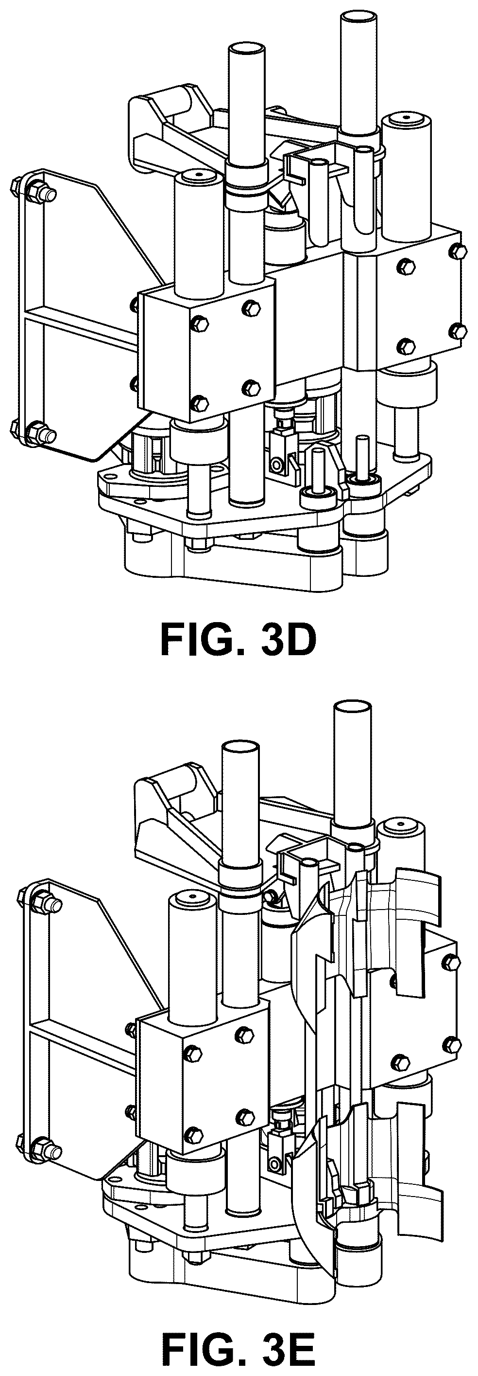 Patent US12312872 Figure 5 – Remote control line clamp installation system