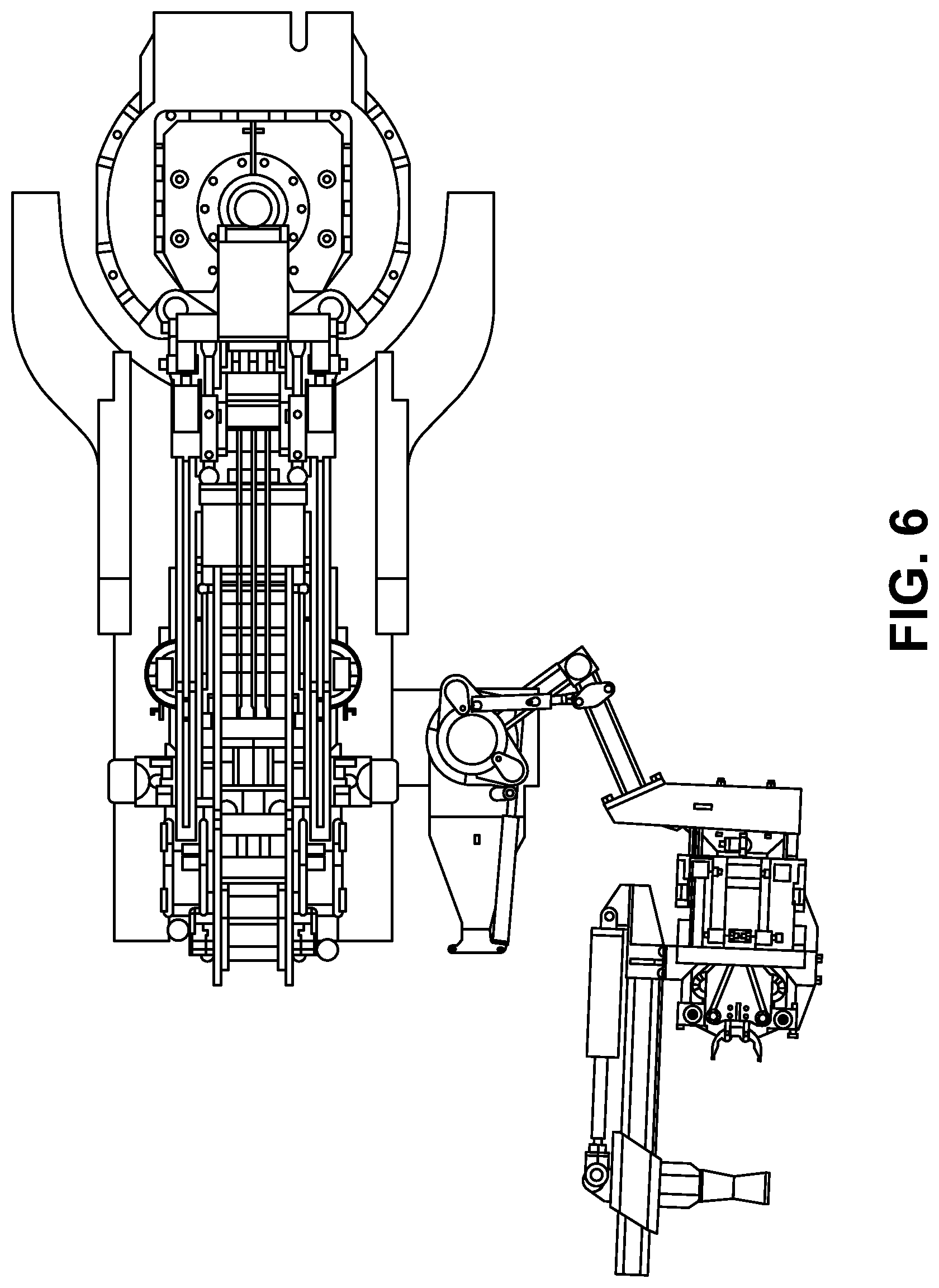 Patent US12312872 Figure 9 – Remote control line clamp installation system
