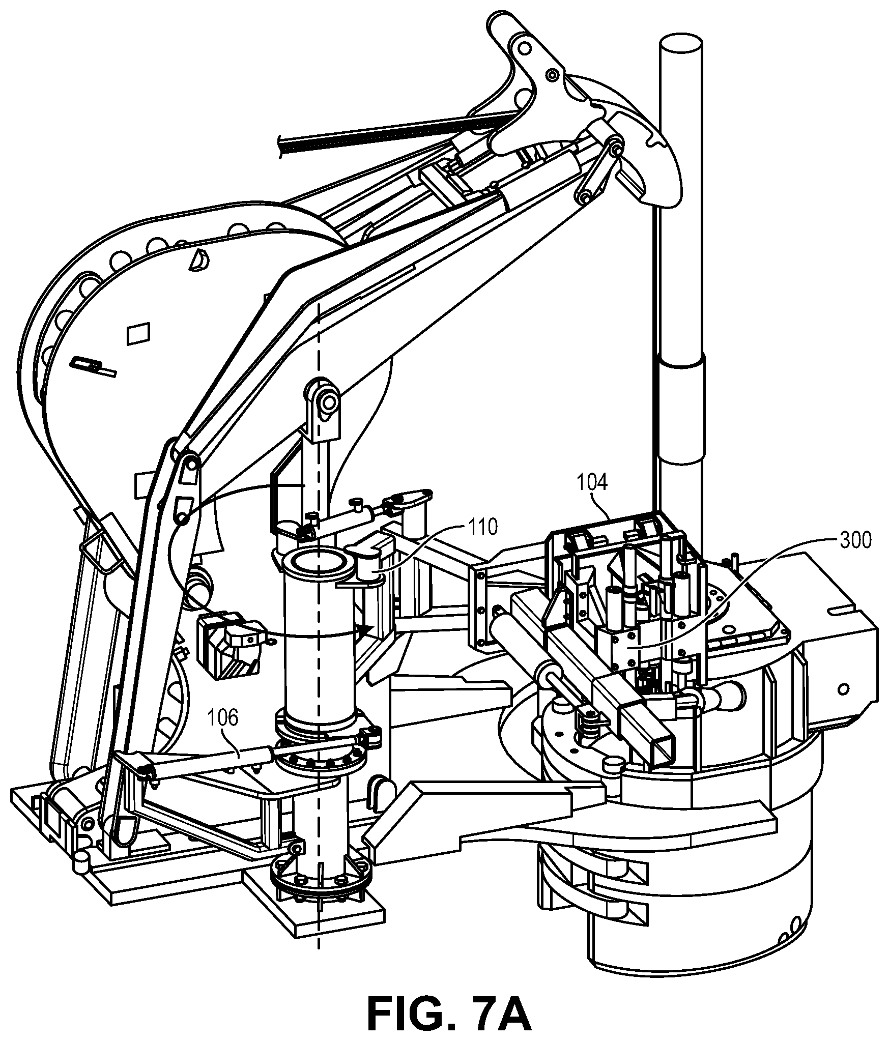 Patent US12312872 Figure 10 – Remote control line clamp installation system