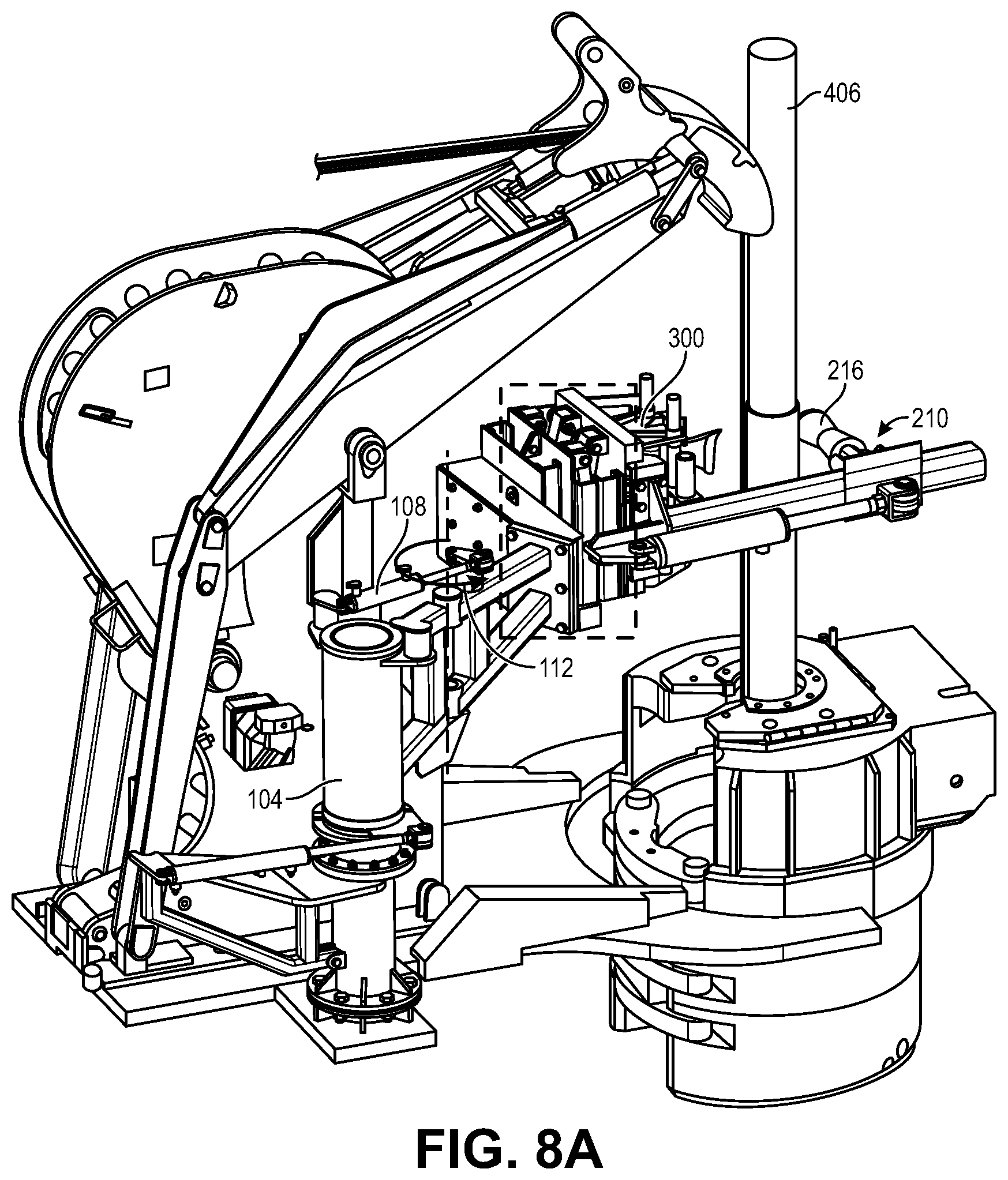 Patent US12312872 Figure 12 – Remote control line clamp installation system