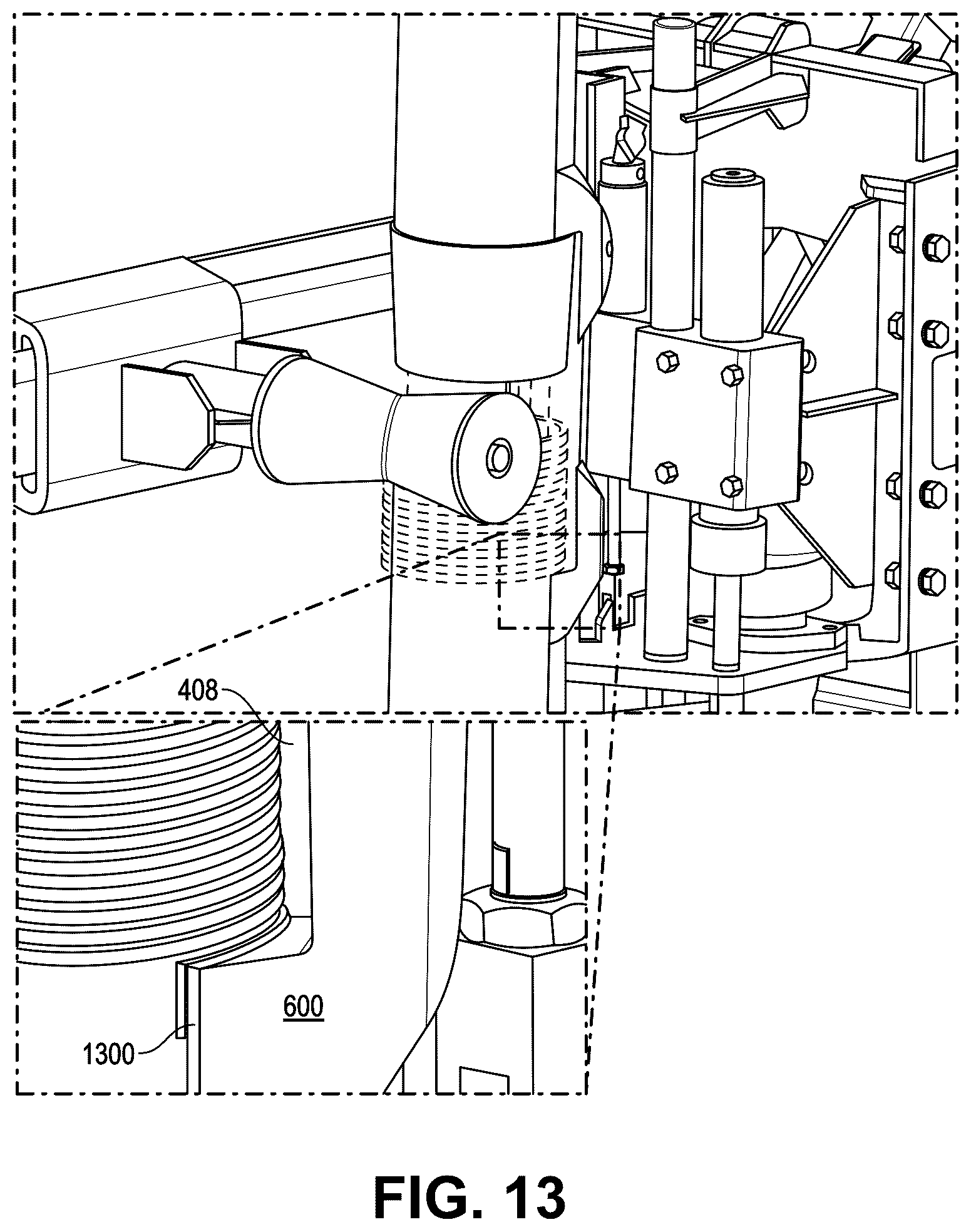 Patent US12312872 Figure 17 – Remote control line clamp installation system