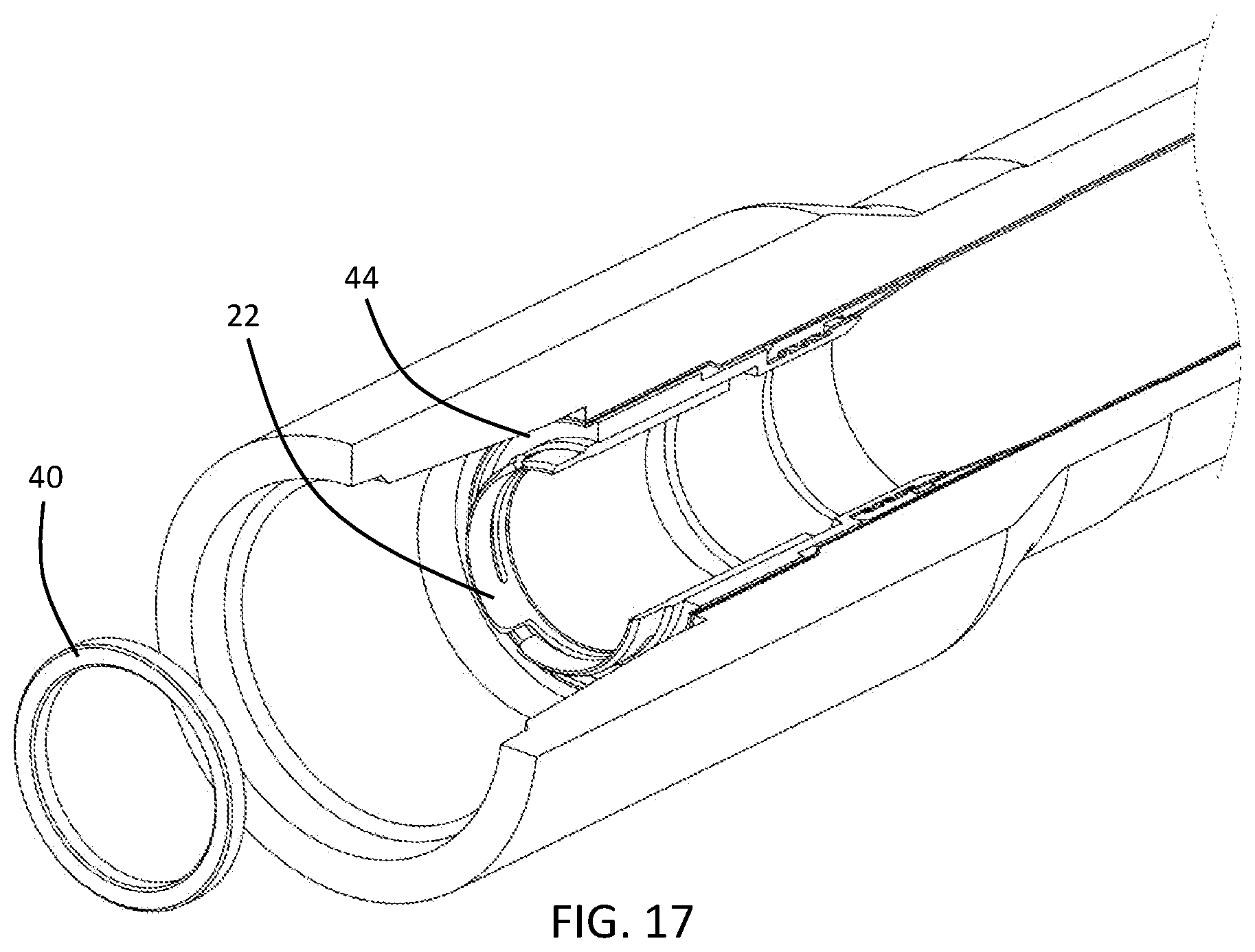 Patent US12312873 Figure 7 – Wired pipe and method for making