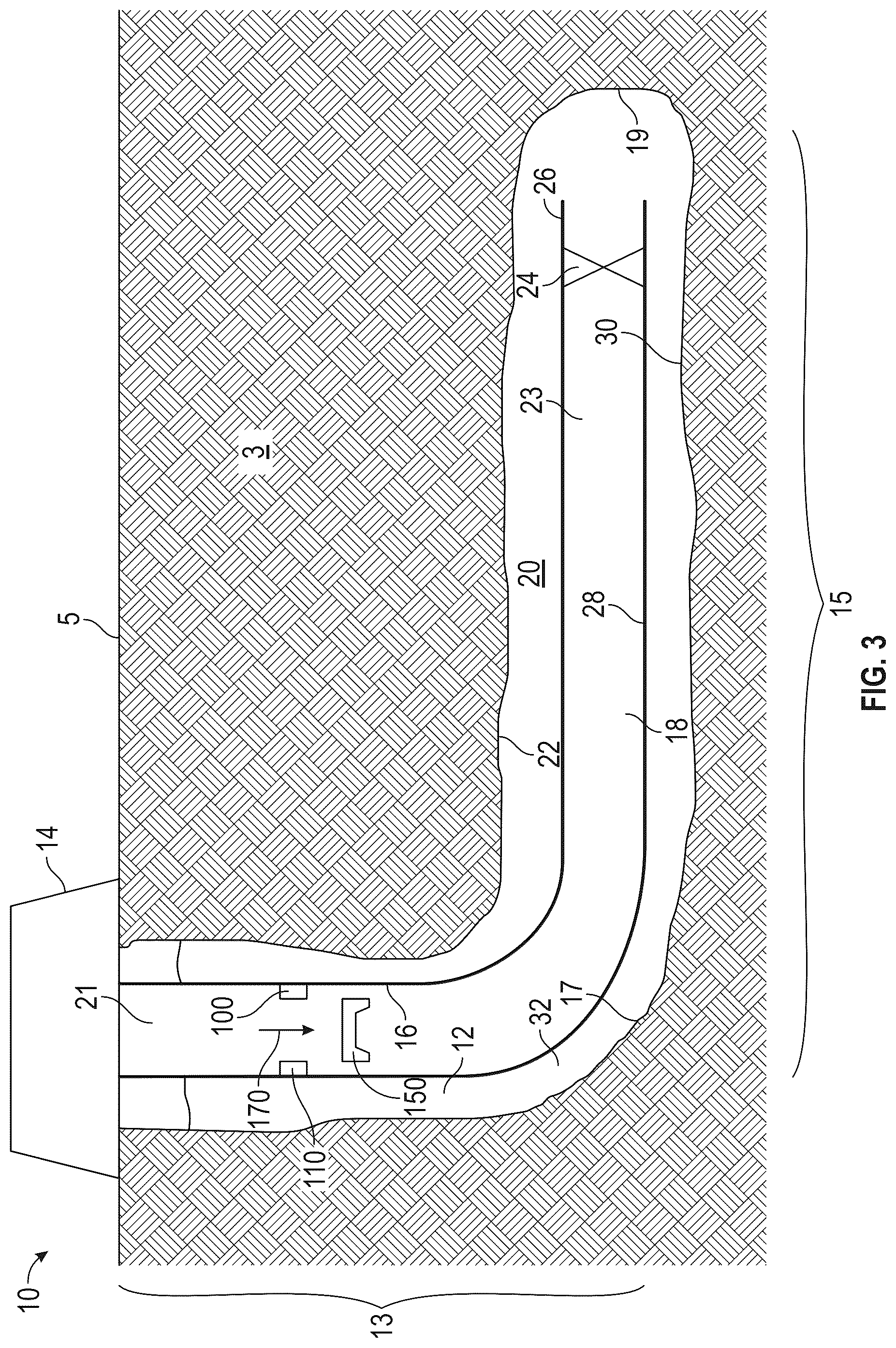 Patent US12312876 Figure 3 – Systems and methods for providing buoyancy to a tubular string positioned in a wellbore