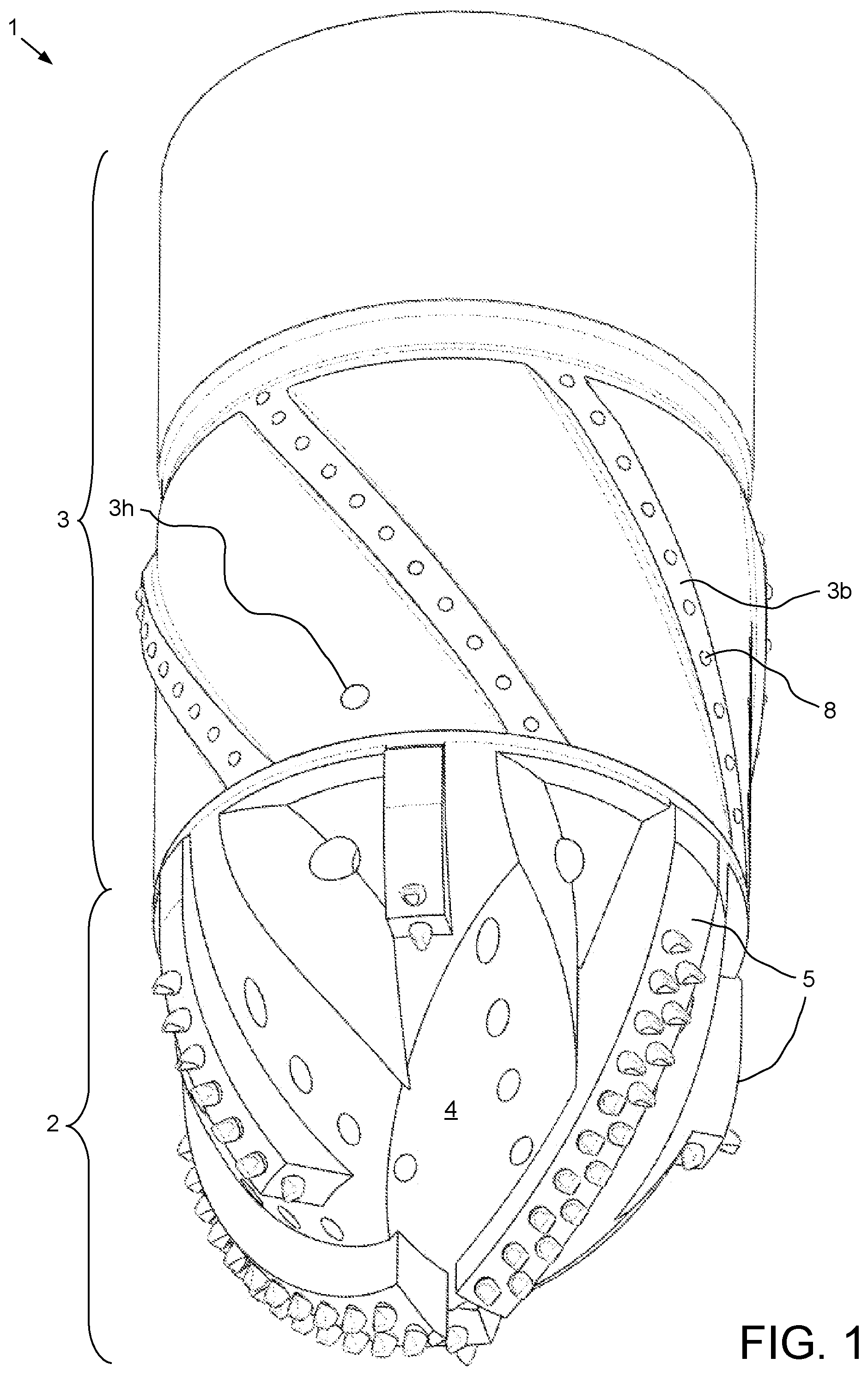 Patent US12312879 Figure 1 – Rasping shoe for non-rotational deployment of casing string