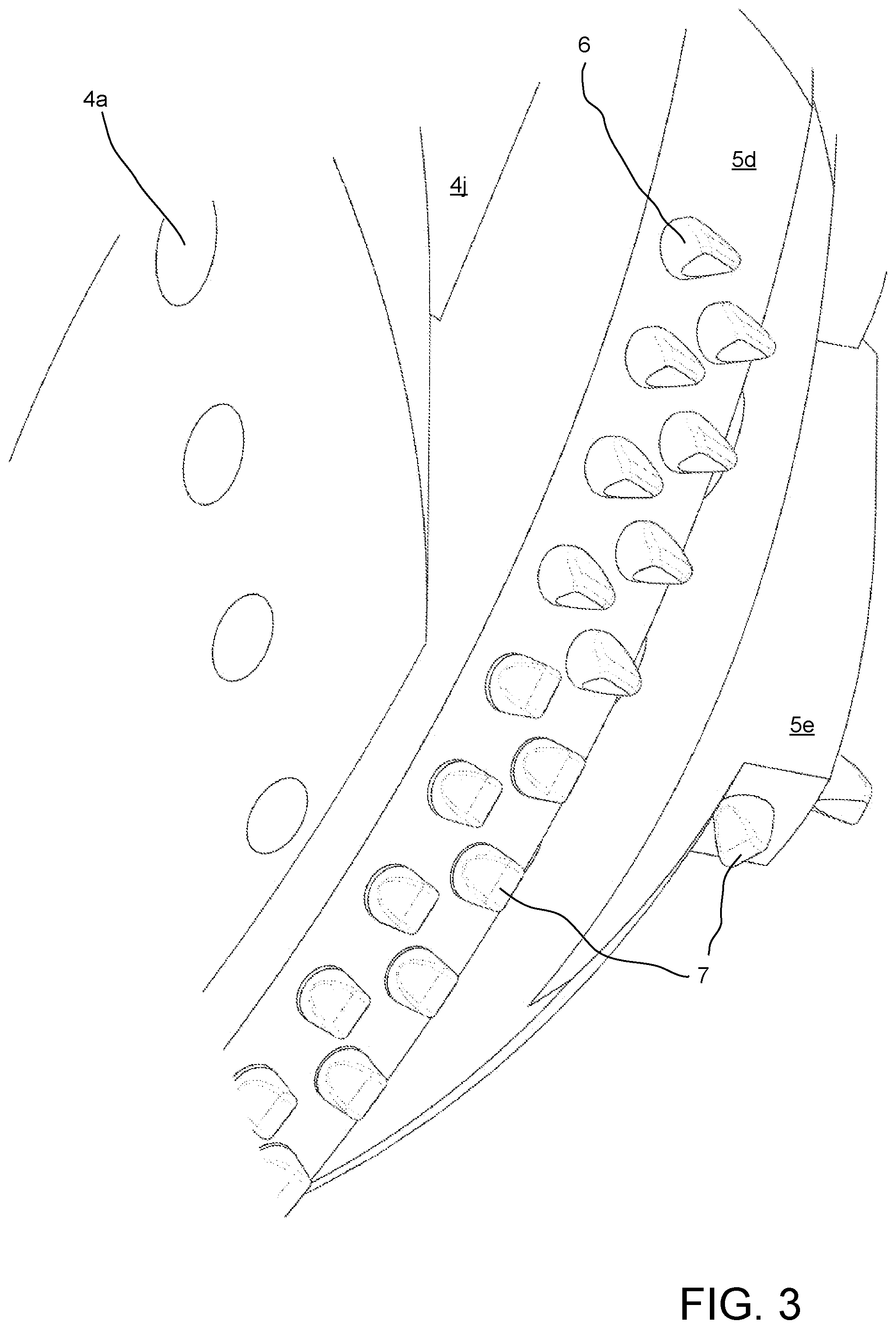 Patent US12312879 Figure 3 – Rasping shoe for non-rotational deployment of casing string