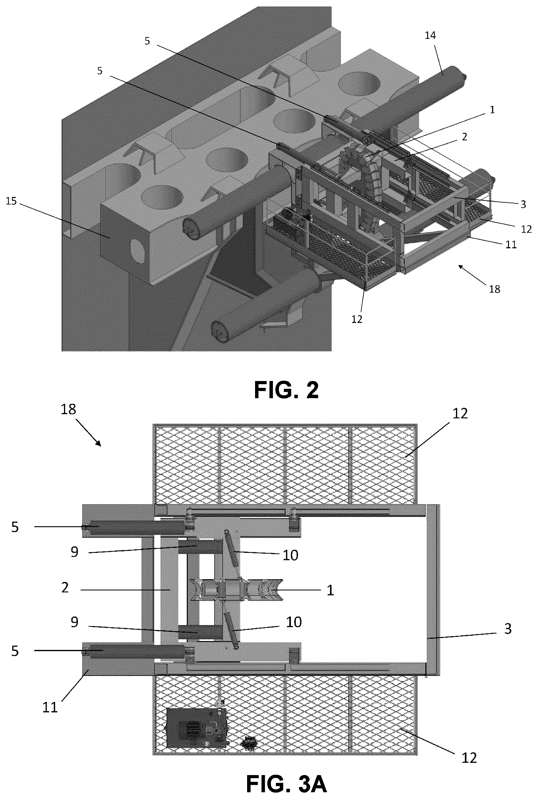 Patent US12312880 Figure 3 – Pull-in system and method of keelhauling rigid risers using a deflector device and double layer support tube