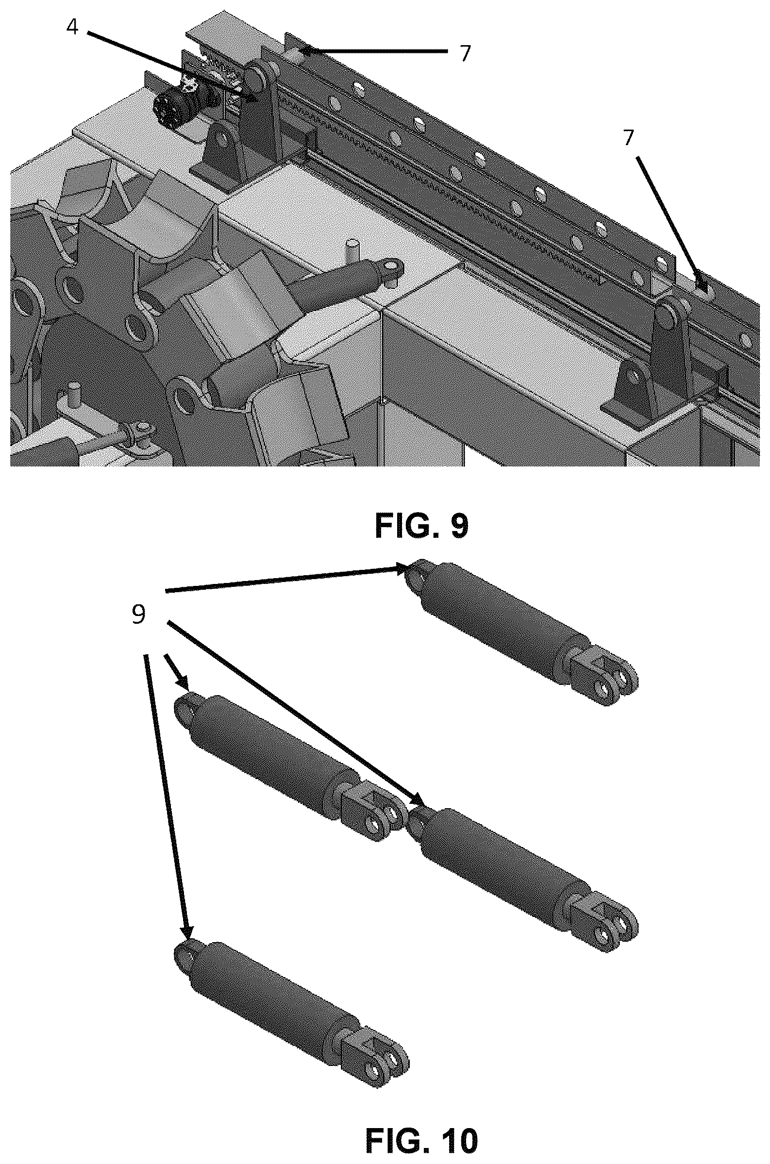 Patent US12312880 Figure 8 – Pull-in system and method of keelhauling rigid risers using a deflector device and double layer support tube