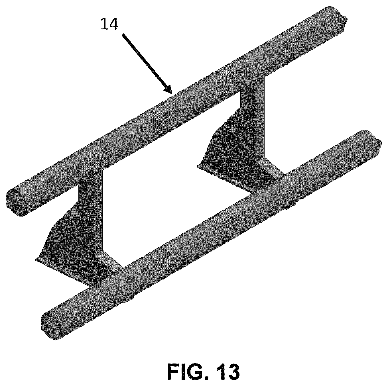 Patent US12312880 Figure 10 – Pull-in system and method of keelhauling rigid risers using a deflector device and double layer support tube