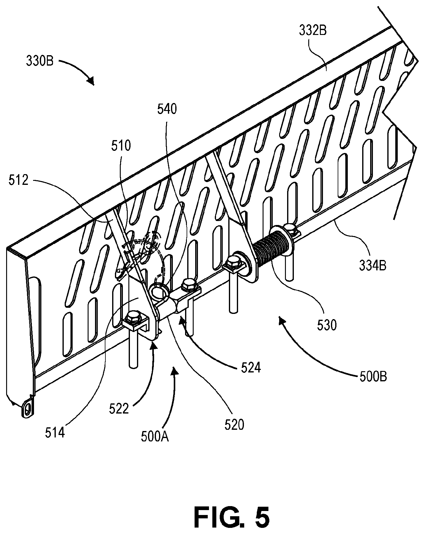 Patent US12312884 Figure 5 – Automated fingerboard for a drilling rig