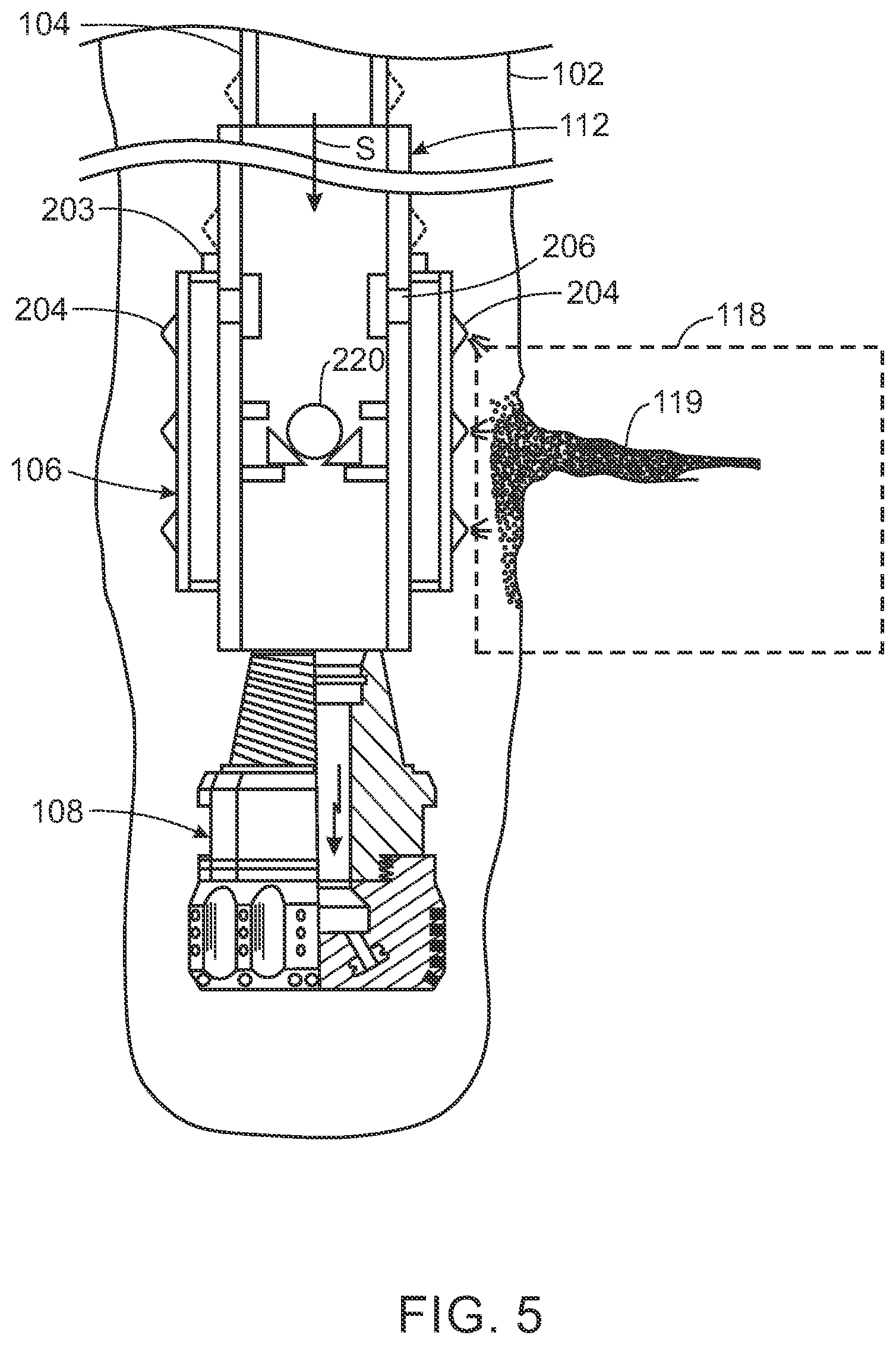 Patent US12312885 Figure 5 – Reducing fluid loss with lost circulation materials