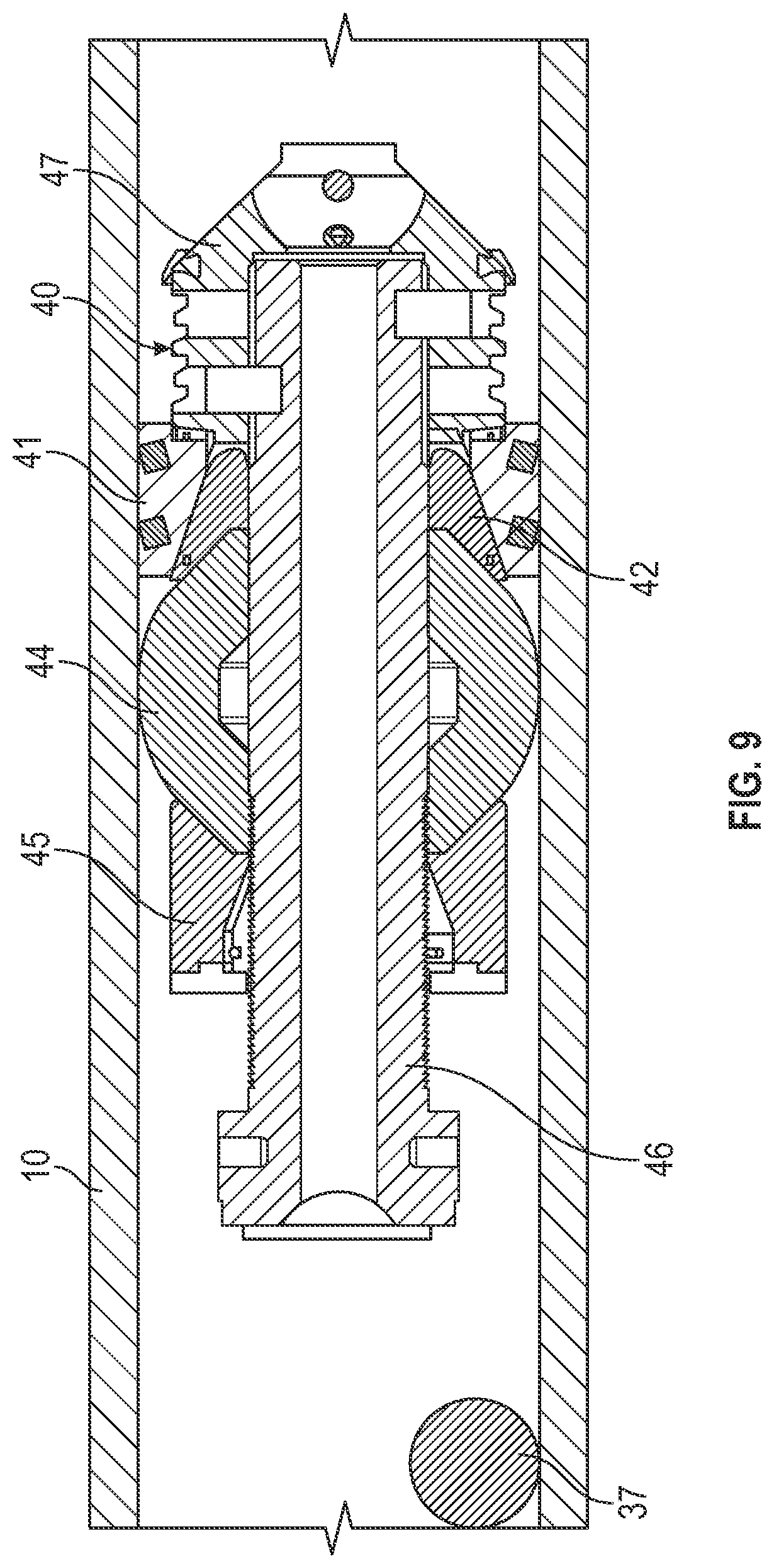 Patent US12312887 Figure 8 – Plugging assemblies for plugging cased wellbores