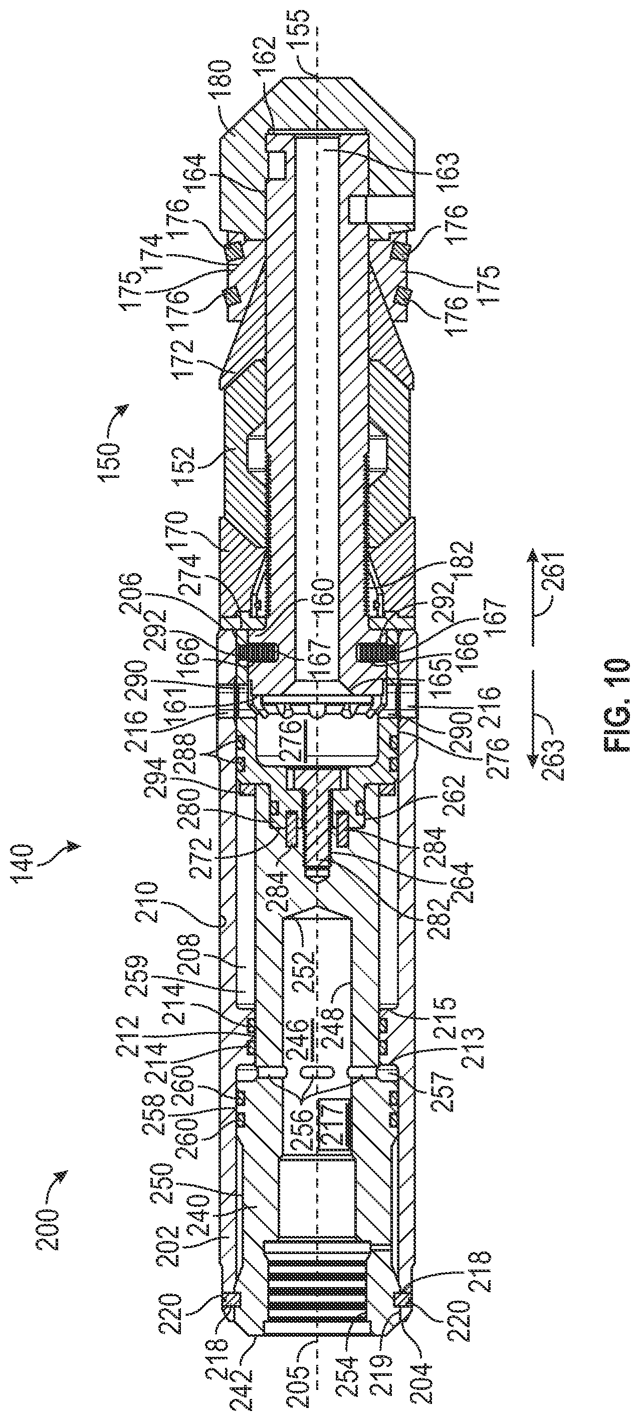 Patent US12312887 Figure 9 – Plugging assemblies for plugging cased wellbores