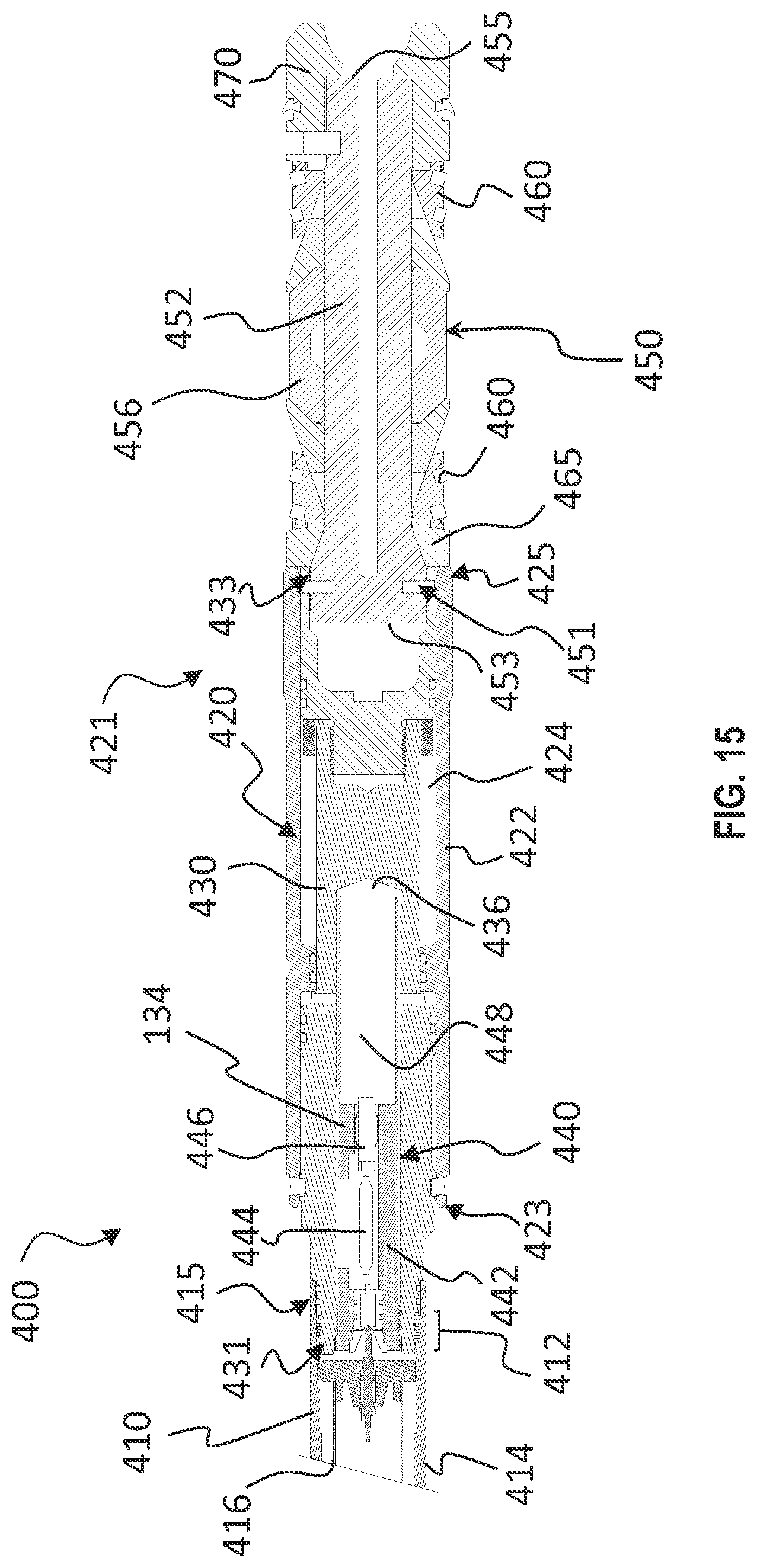 Patent US12312887 Figure 14 – Plugging assemblies for plugging cased wellbores