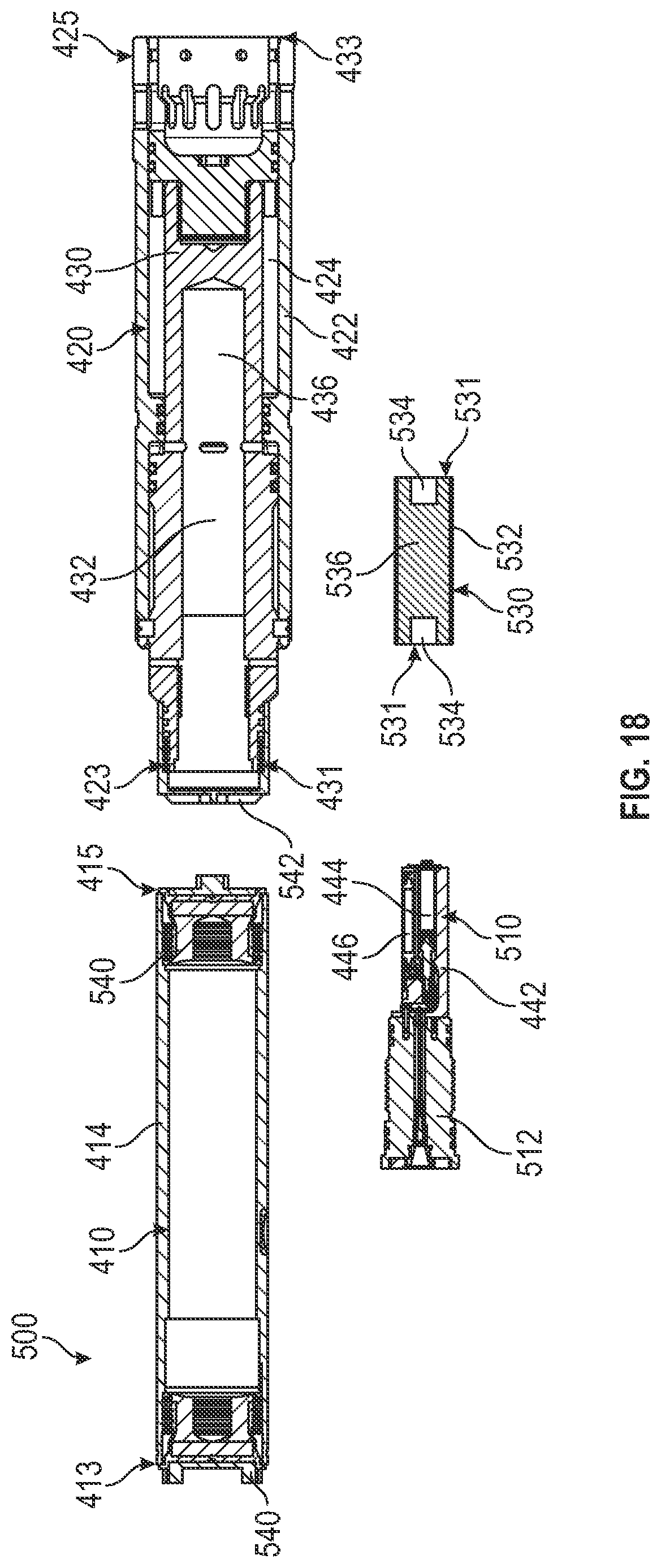 Patent US12312887 Figure 17 – Plugging assemblies for plugging cased wellbores