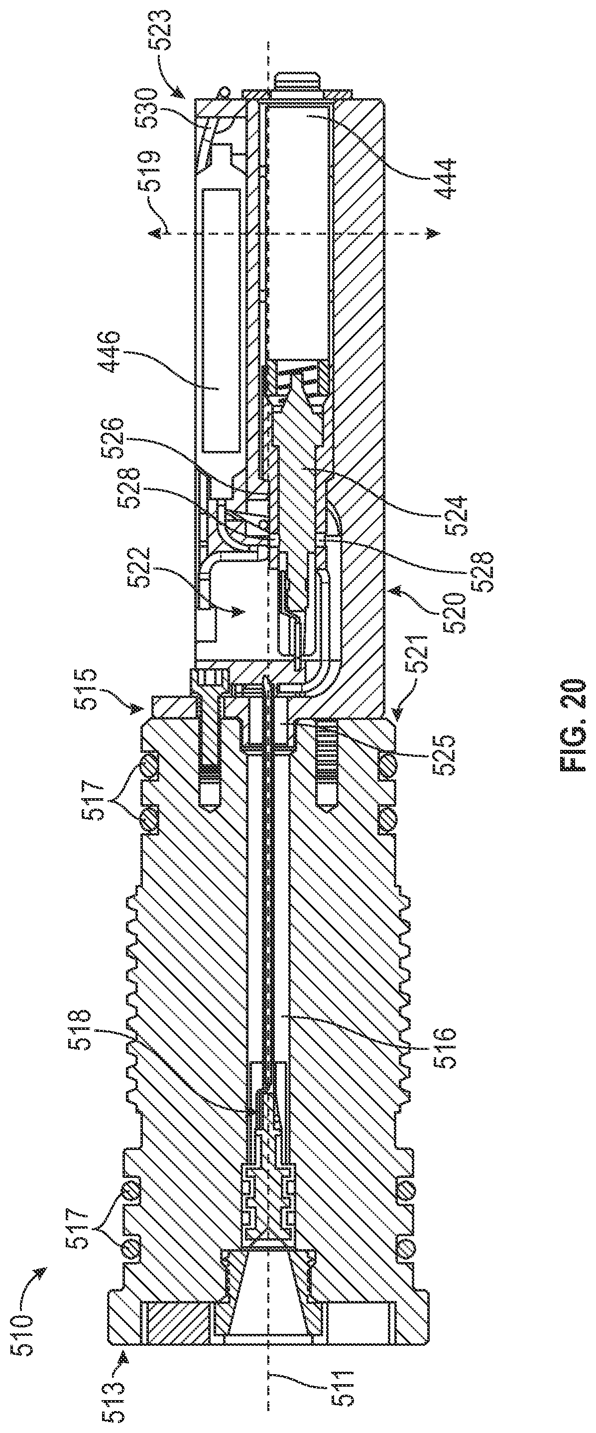 Patent US12312887 Figure 19 – Plugging assemblies for plugging cased wellbores
