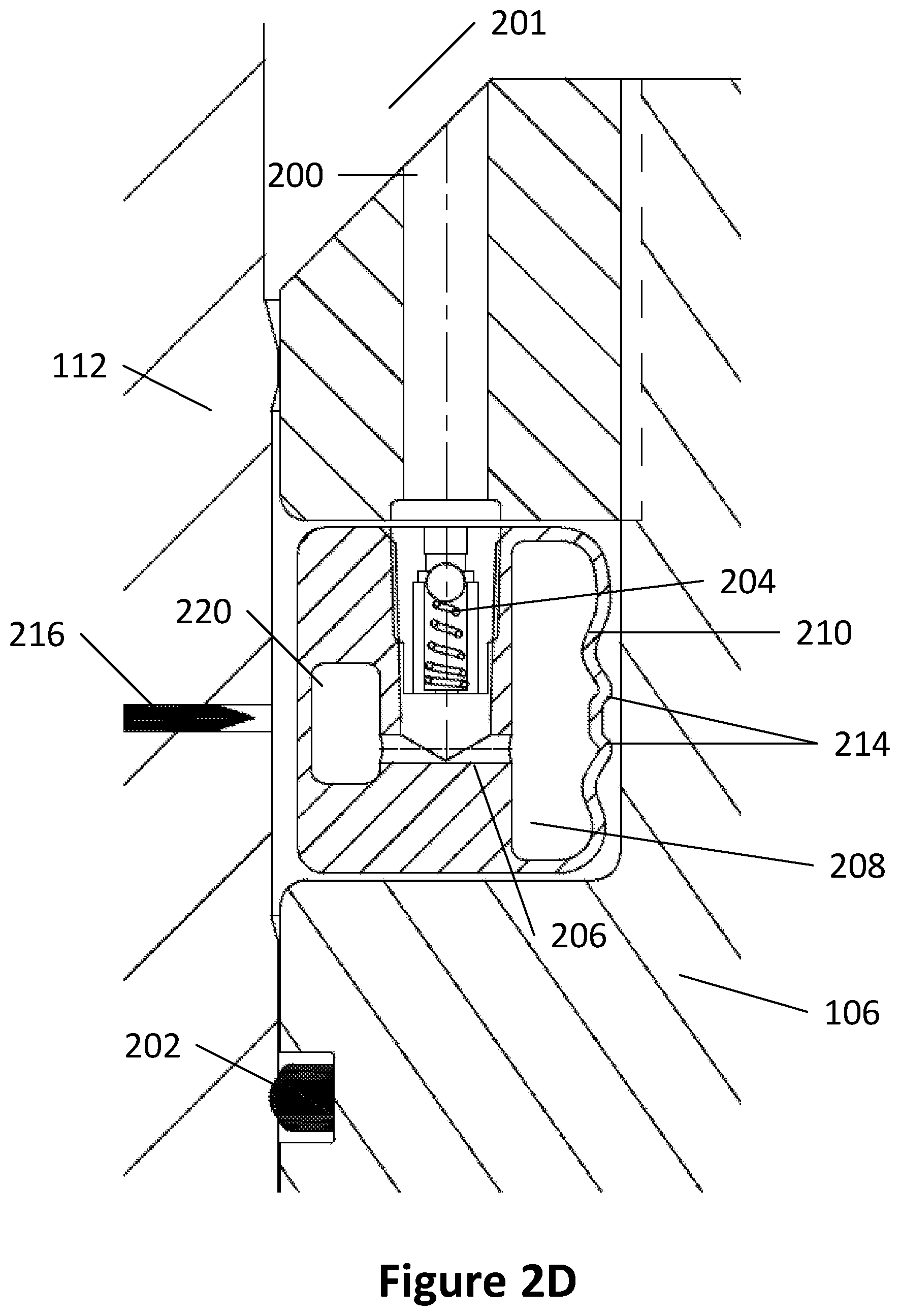 Patent US12312895 Figure 5 – Fluid energized metal-to-metal seal with retrieval capabilities