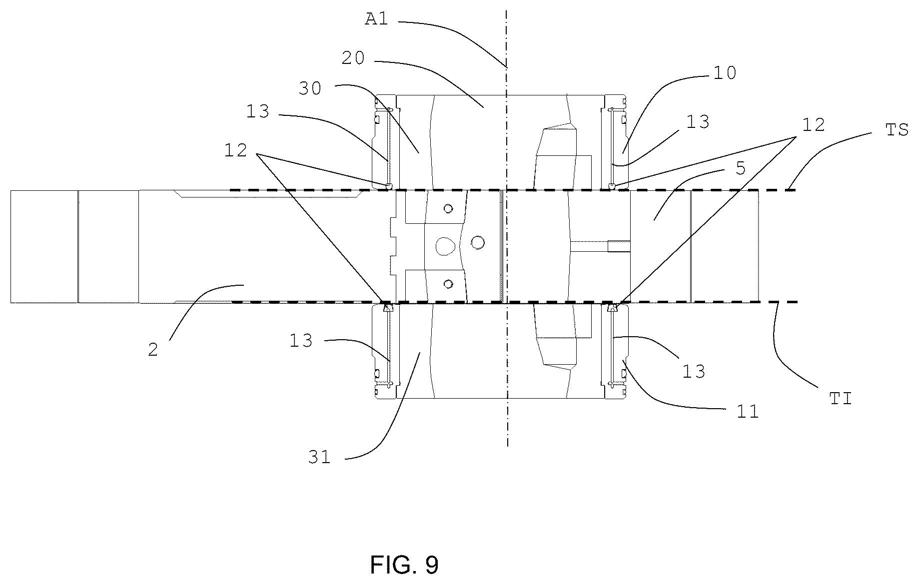 Patent US12312896 Figure 5 – Valve and method for closing extraction wells under emergency conditions