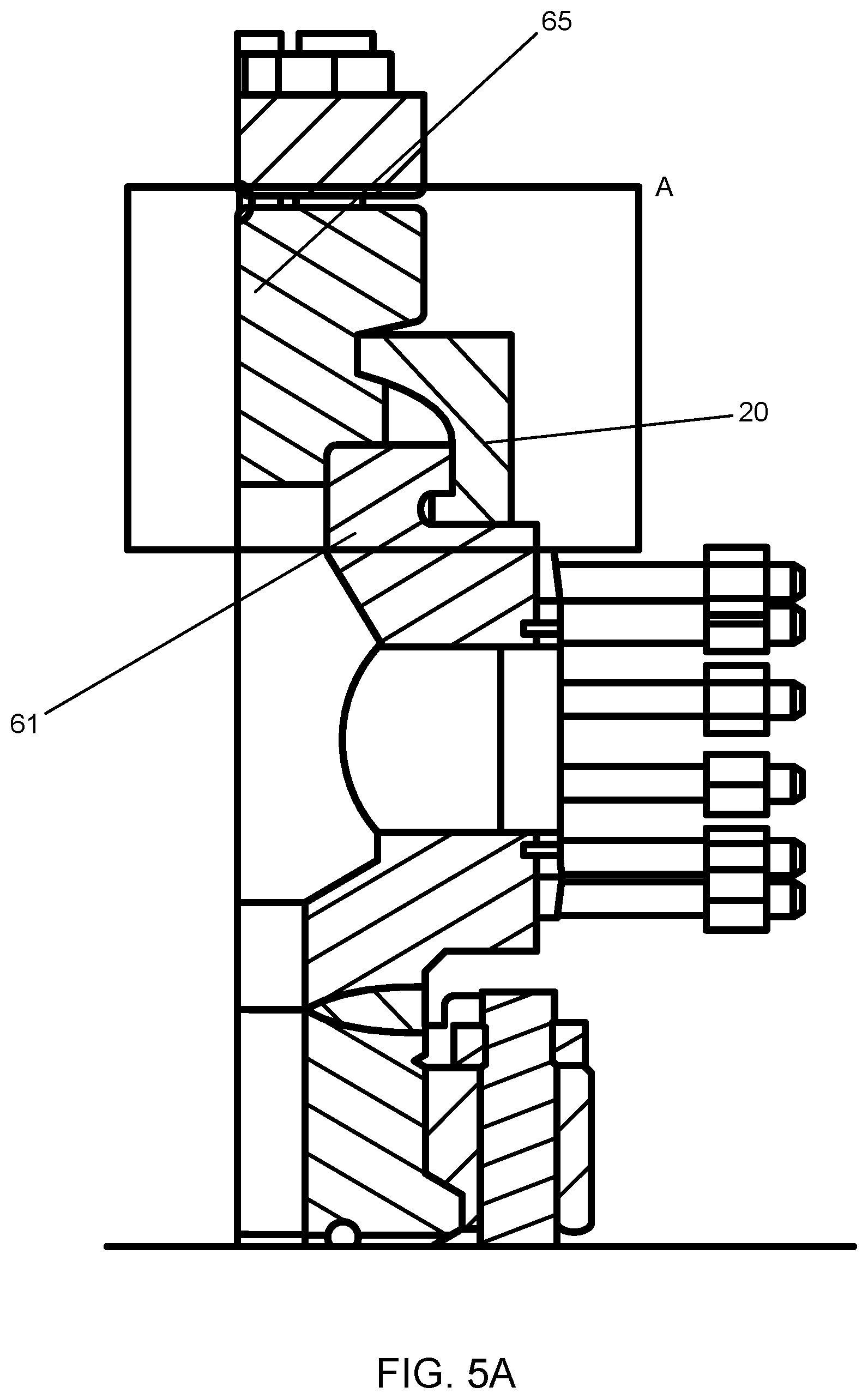 Patent US12312899 Figure 5 – Powered clamp assembly