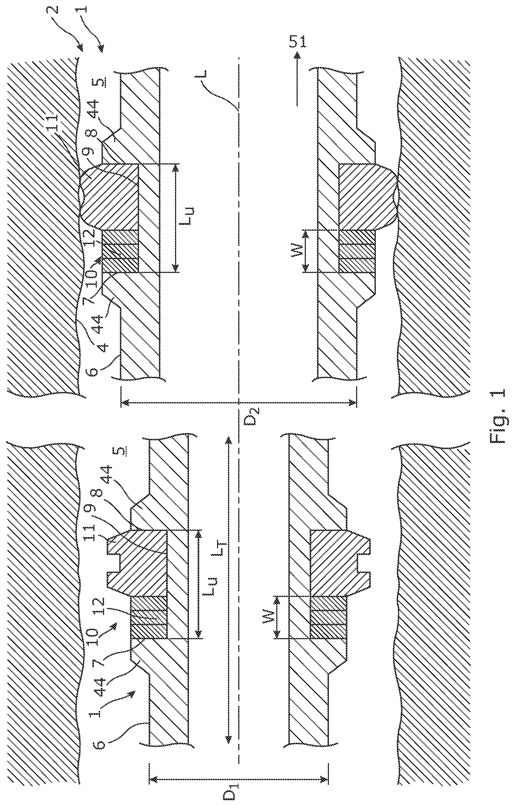 Patent US12312901 — Downhole expandable tubular — Figure 1