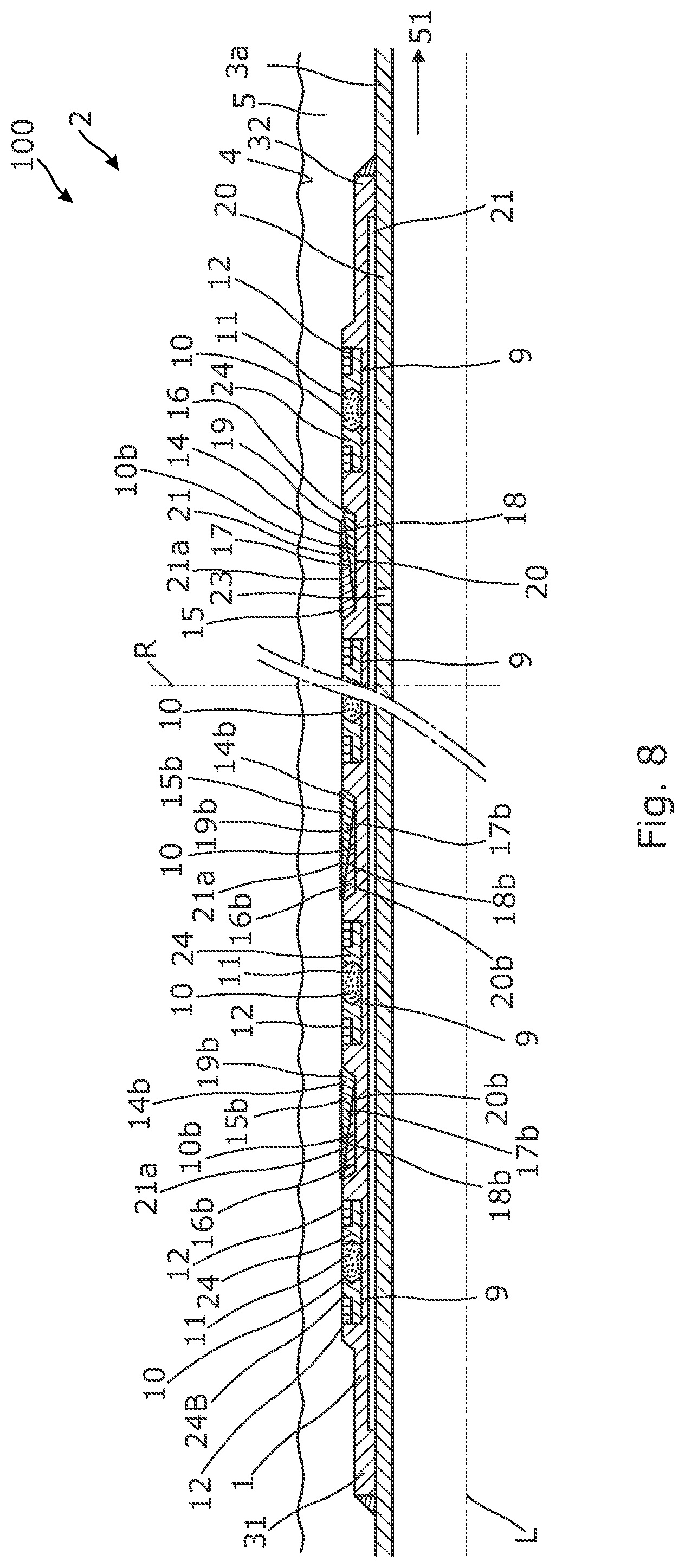 Patent US12312901 Figure 8 – Downhole expandable tubular