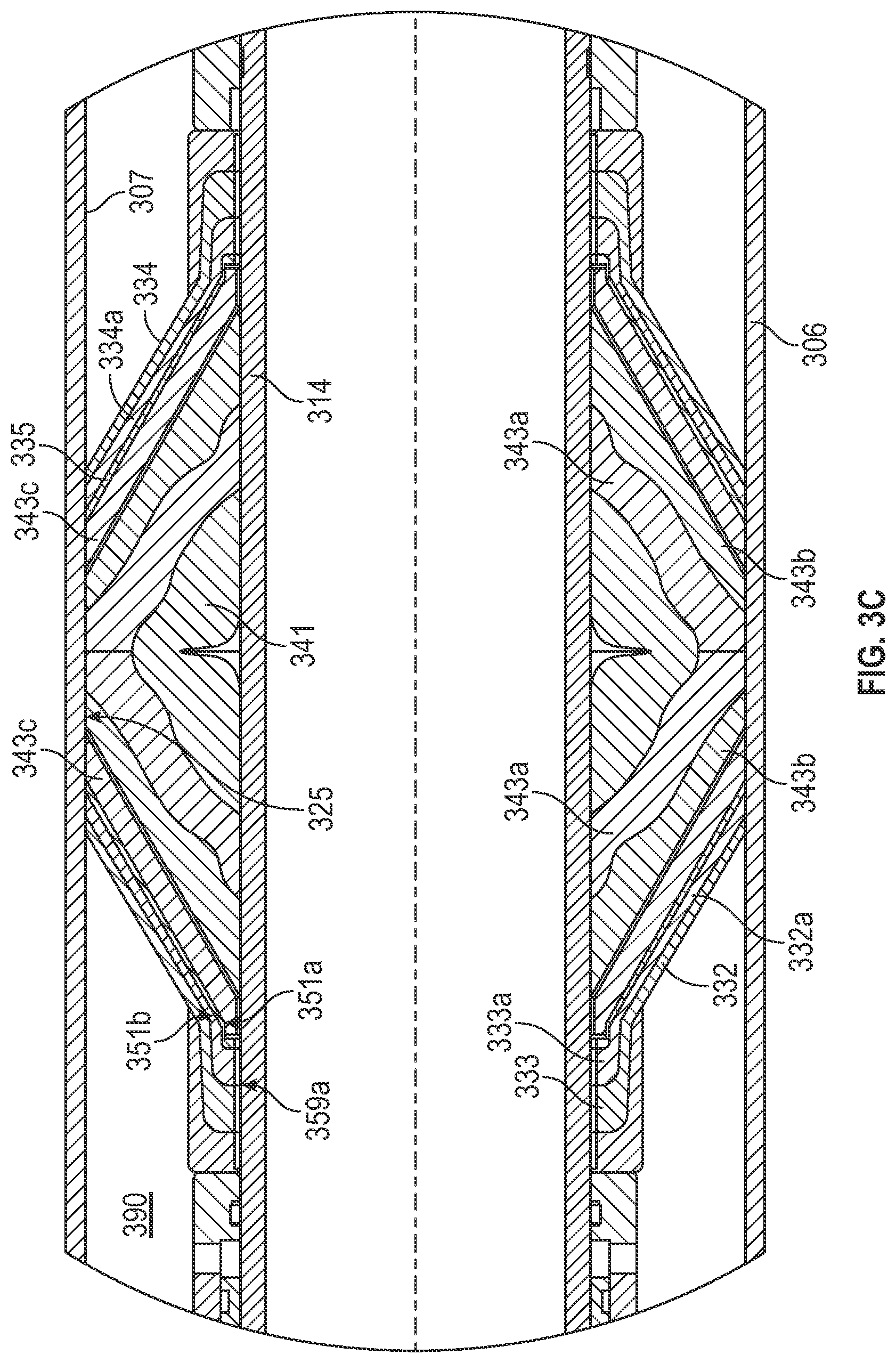 Patent US12312903 Figure 8 – Downhole tool with backup ring assembly