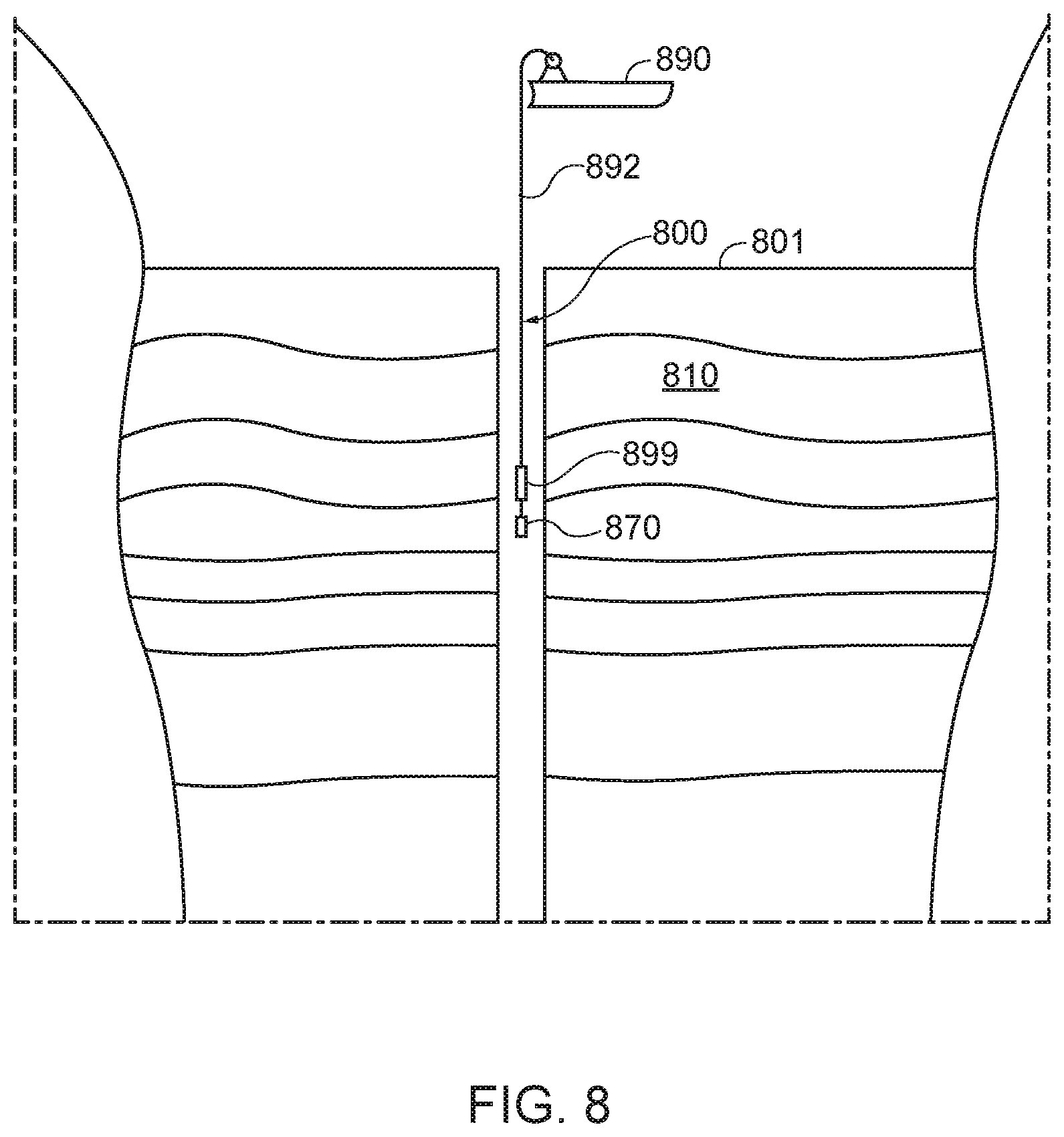 Patent US12312906 Figure 8 – Methods, apparatus and systems for creating bismuth alloy plugs for abandoned wells