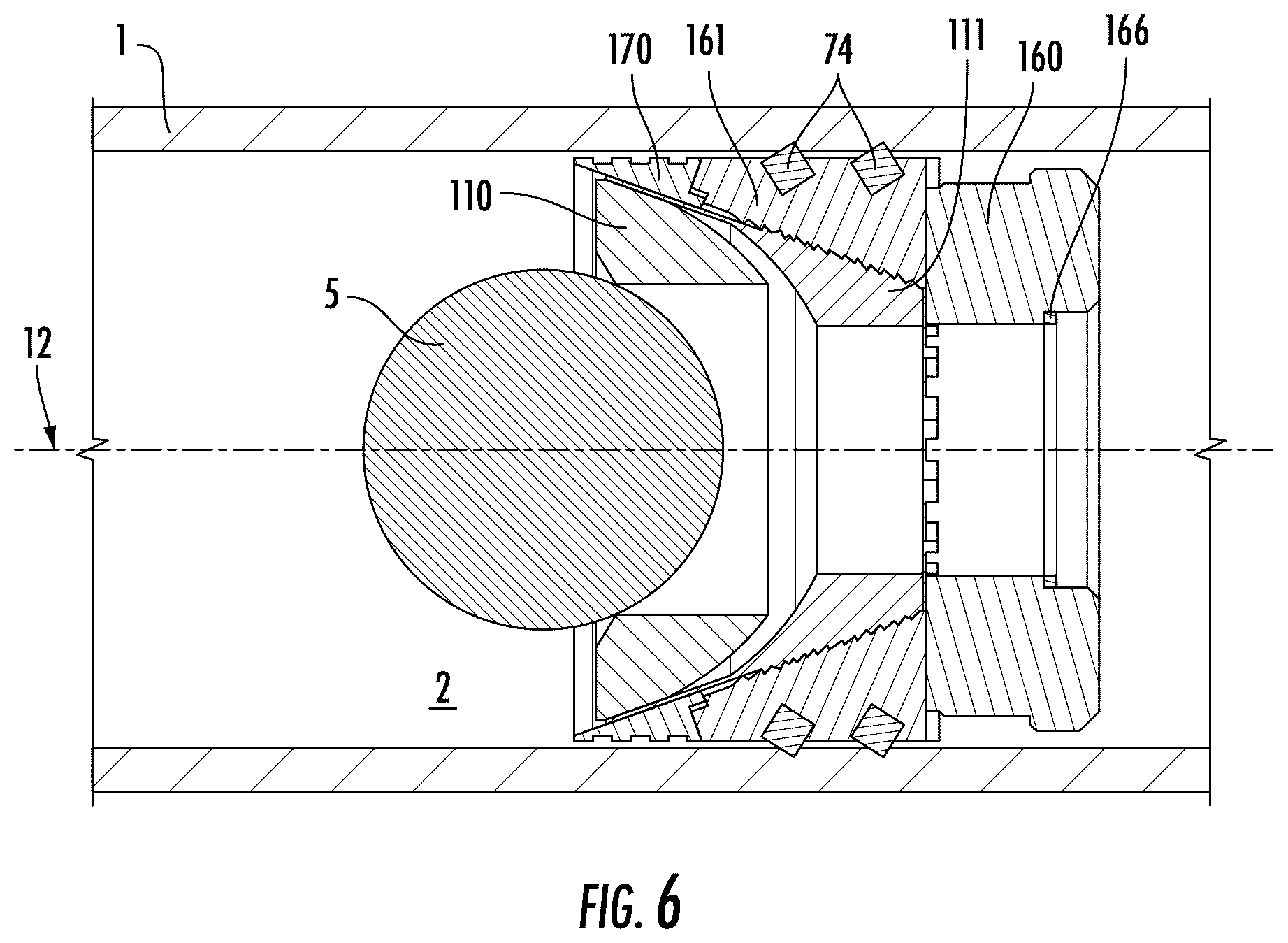 Patent US12312907 Figure 4 – Method and apparatus for a plug with a retractable pivoting mechanism for untethered object