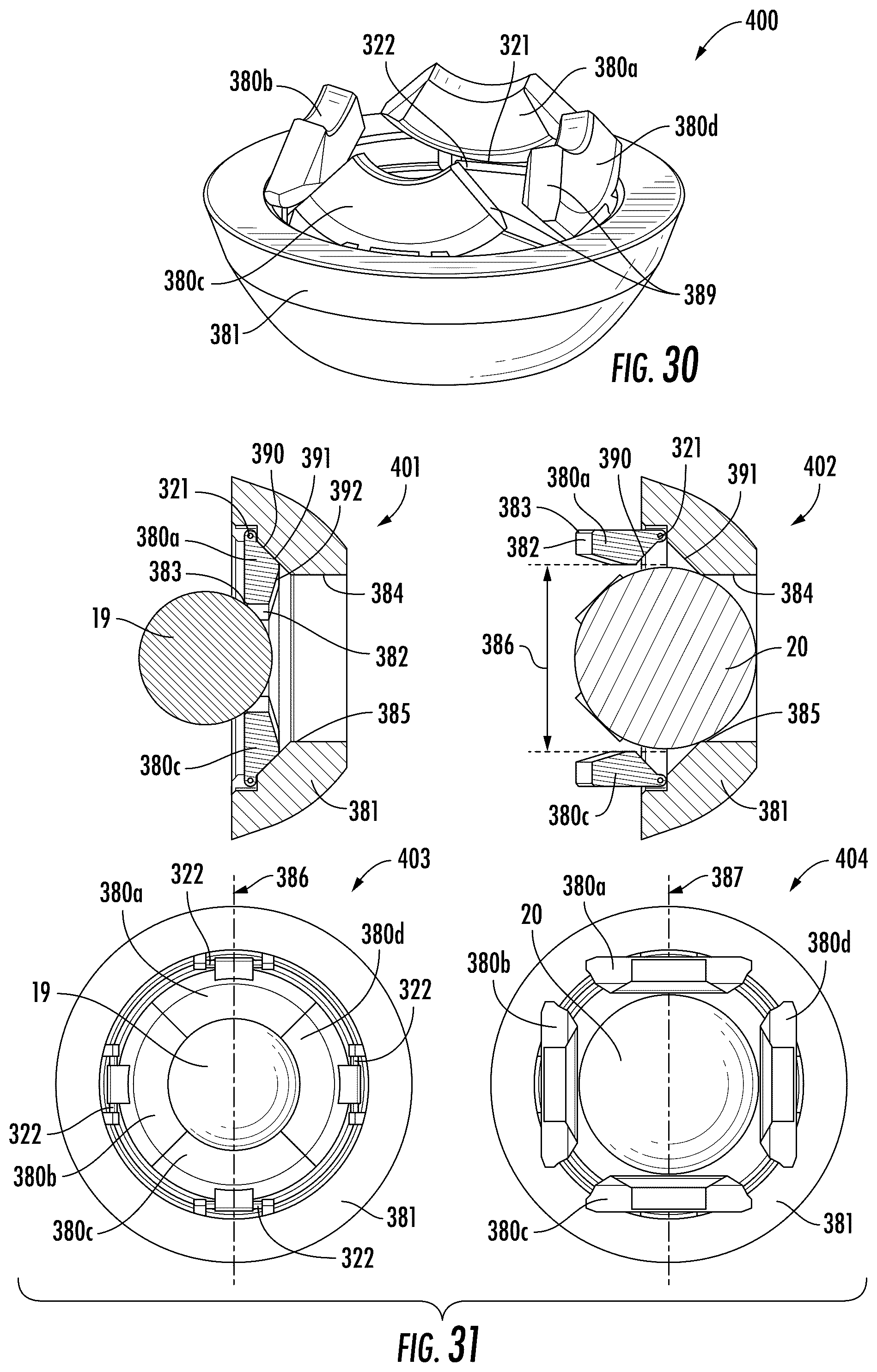 Patent US12312907 Figure 19 – Method and apparatus for a plug with a retractable pivoting mechanism for untethered object