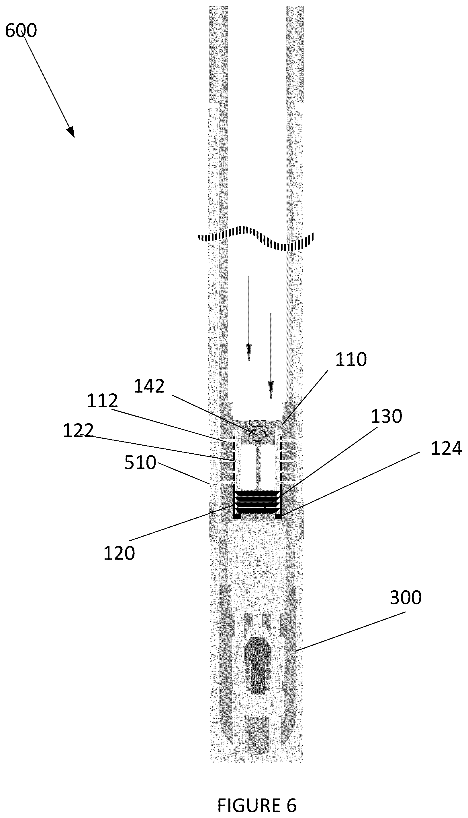 Patent US12312908 Figure 6 – Methods and systems associated with converting landing collar to hybrid landing collar and toe sleeve