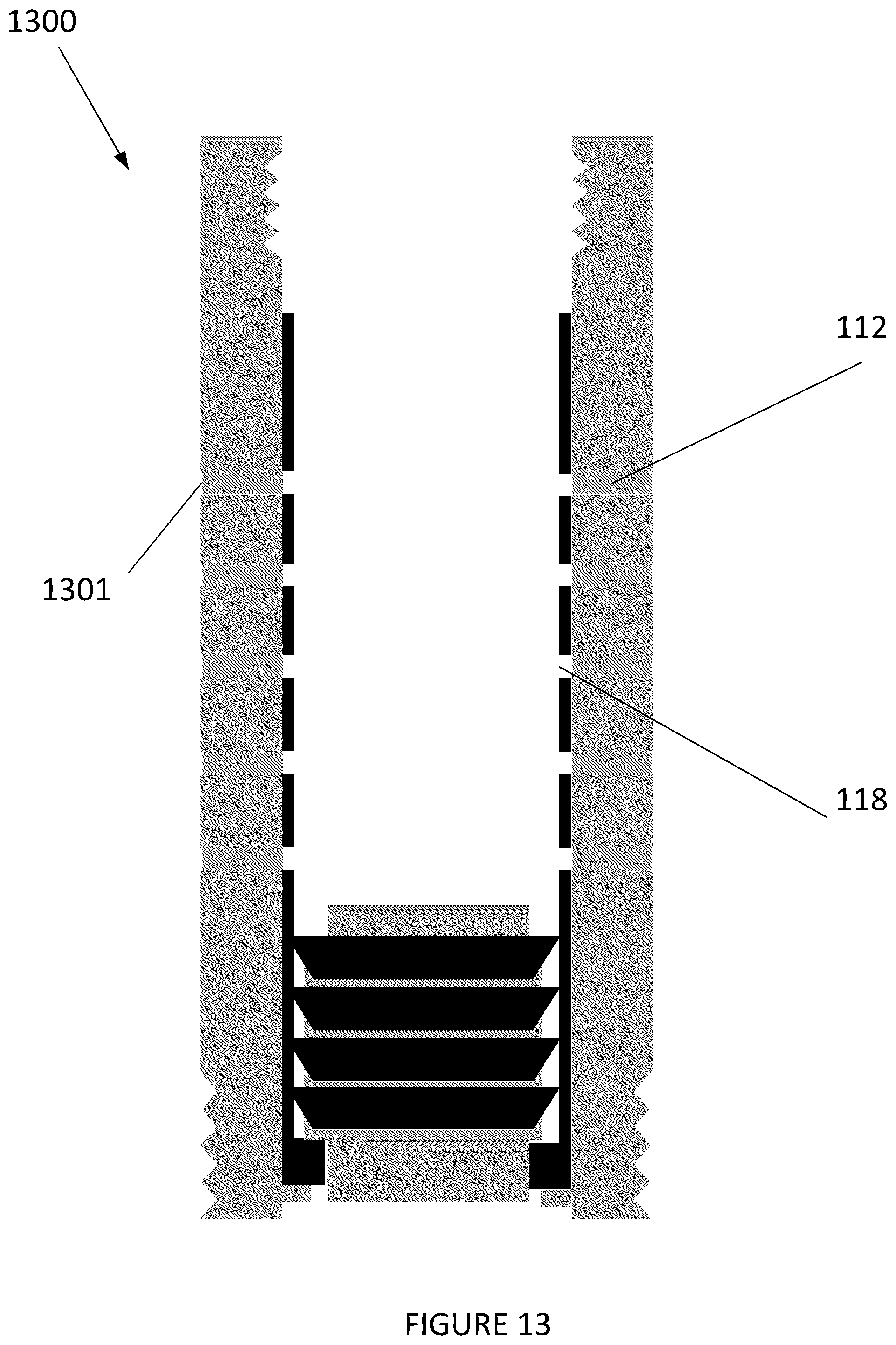 Patent US12312908 Figure 13 – Methods and systems associated with converting landing collar to hybrid landing collar and toe sleeve