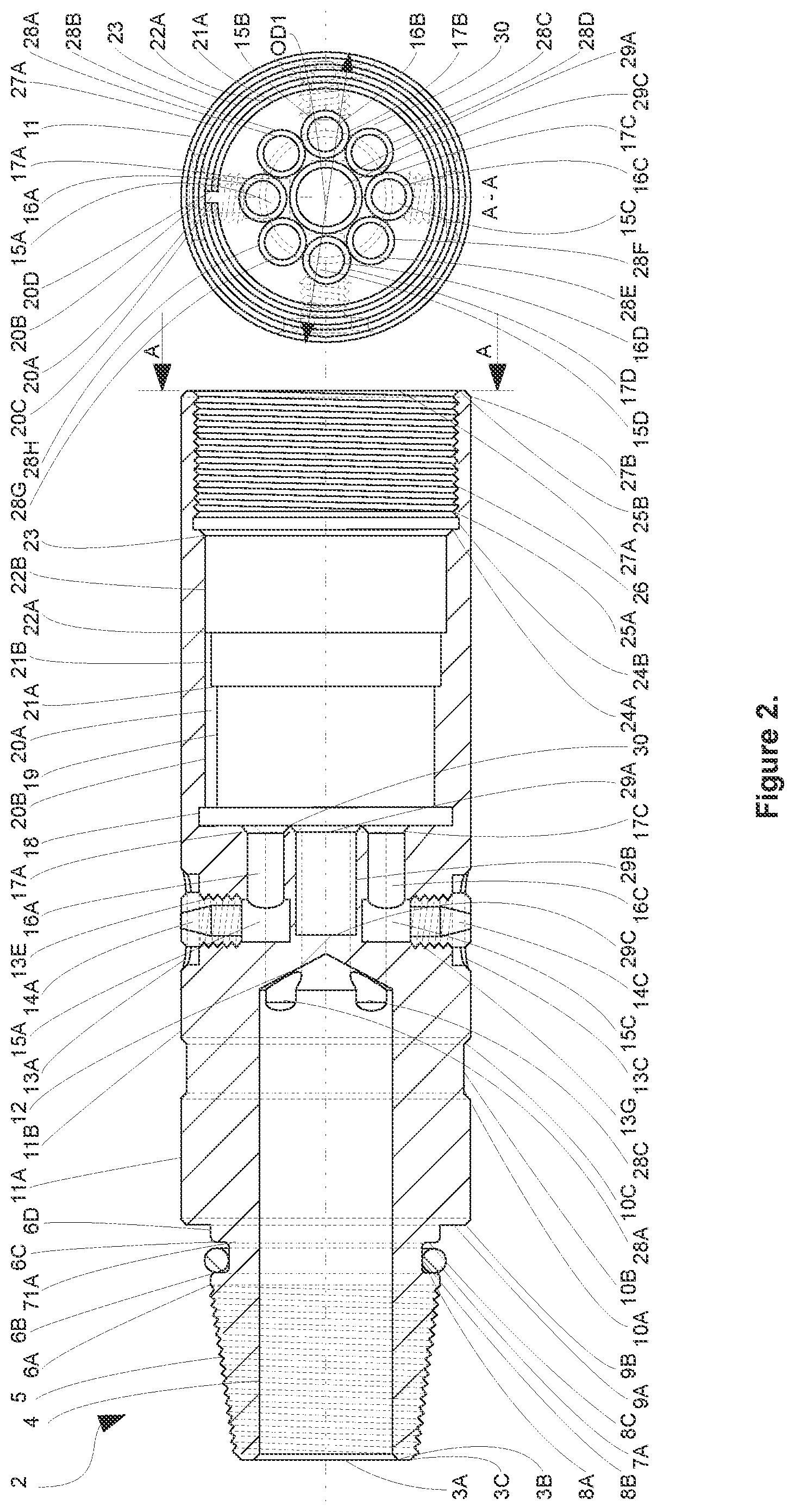 Patent US12312912 Figure 2 – Downhole method and associated apparatus