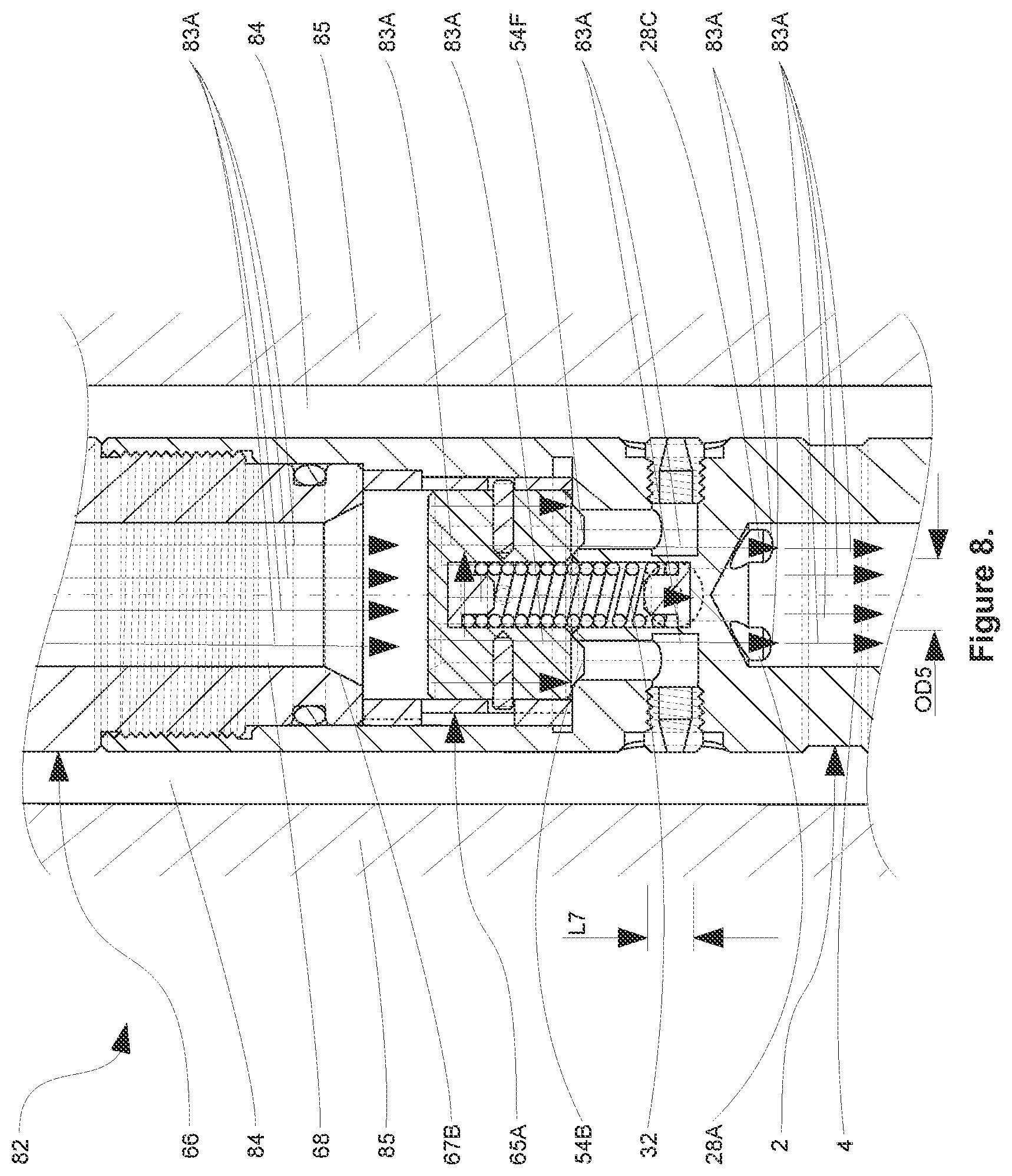 Patent US12312912 Figure 8 – Downhole method and associated apparatus