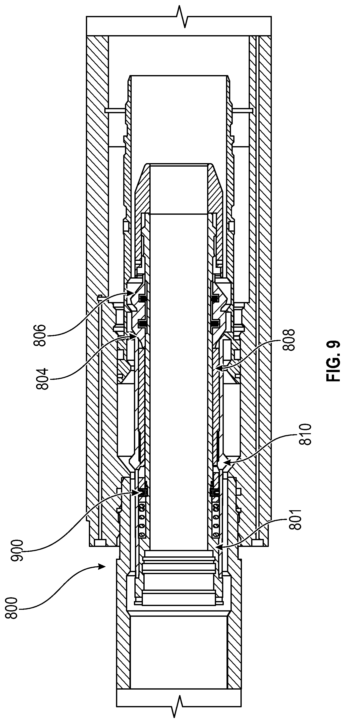 Patent US12312913 Figure 7 – Positional-release mechanism for a downhole tool