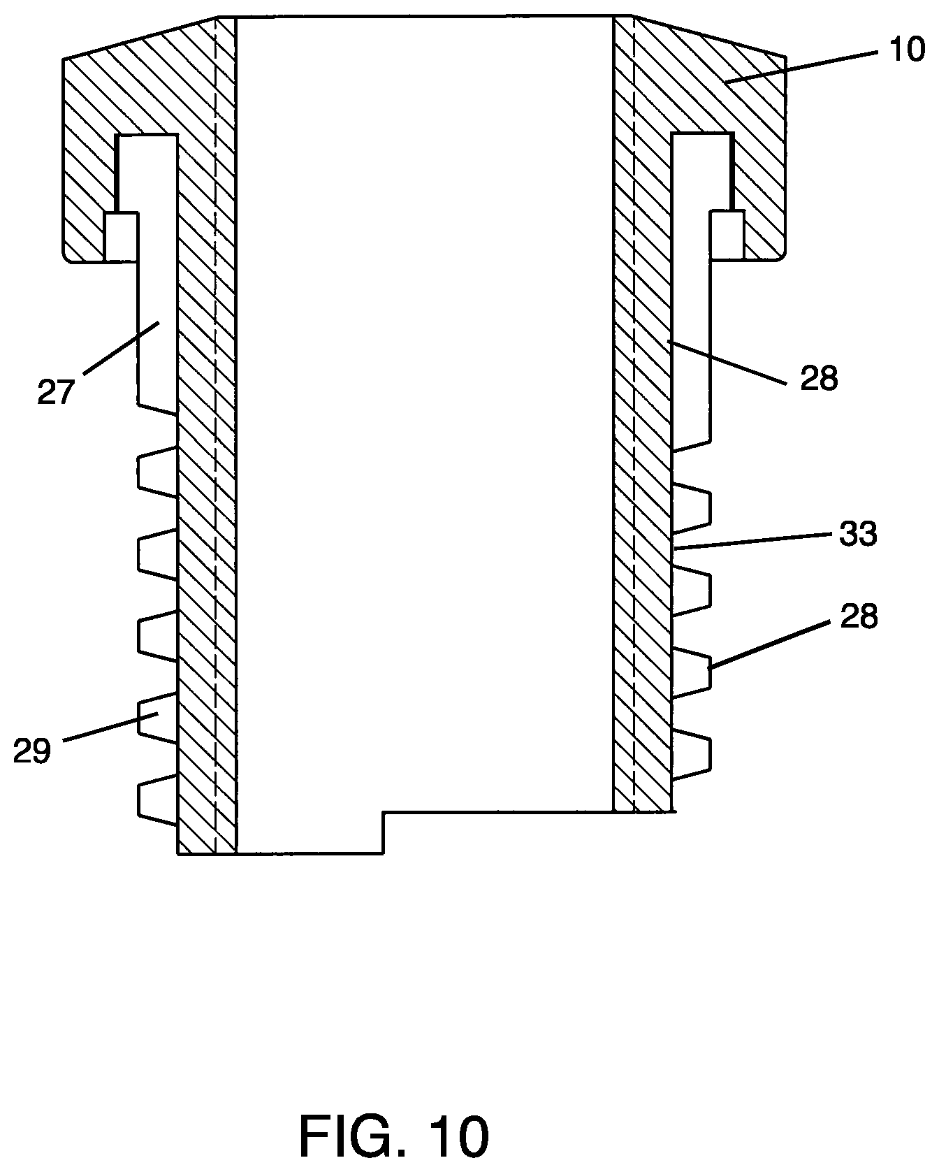 Patent US12312916 Figure 9 – Downhole apparatus with cavity for housing chemicals